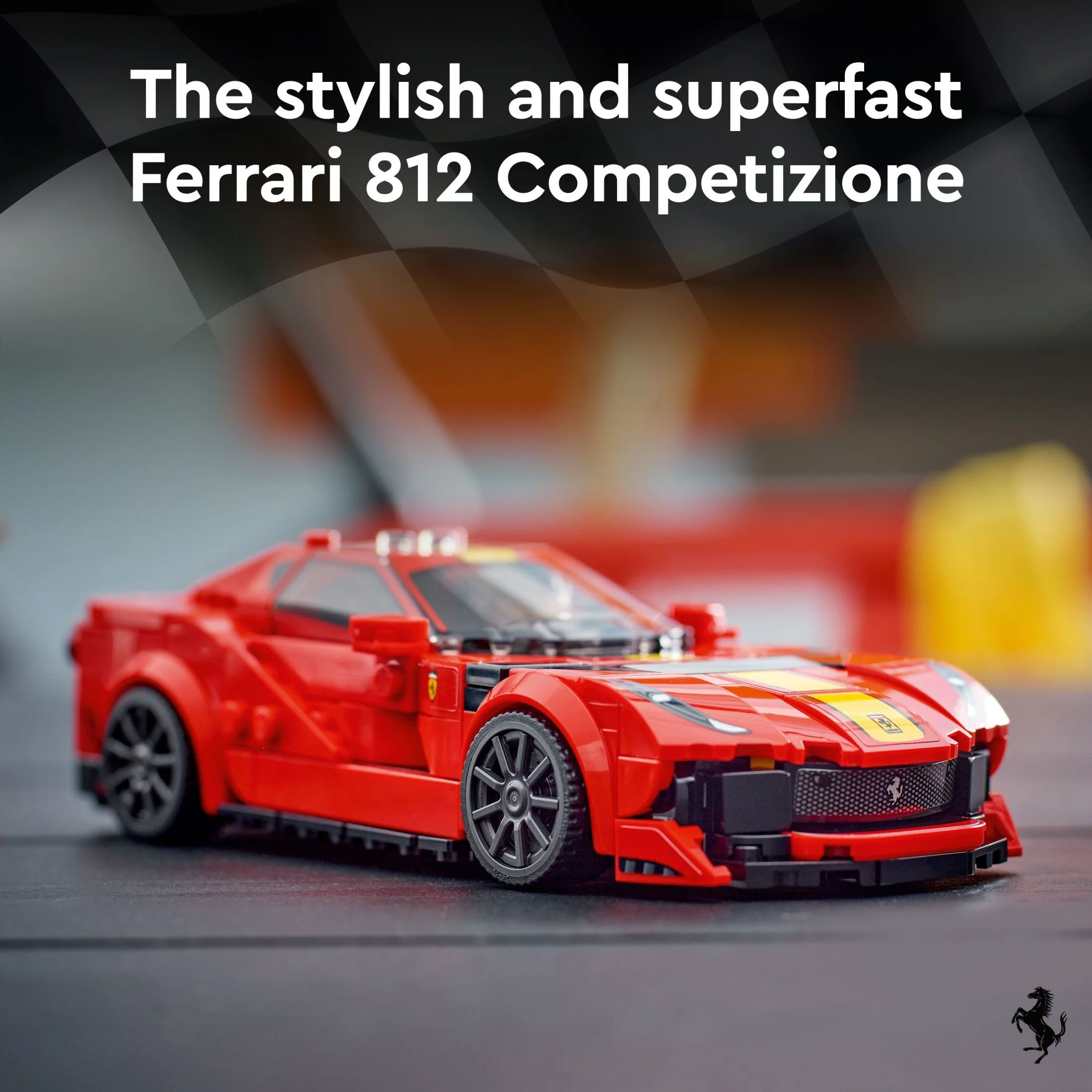 LEGO Speed Champions 1970 Ferrari 512 M 76914 Sports Red Race Car, Ferrari Toy Car Model Building Kit with Racing Driver Minifigure