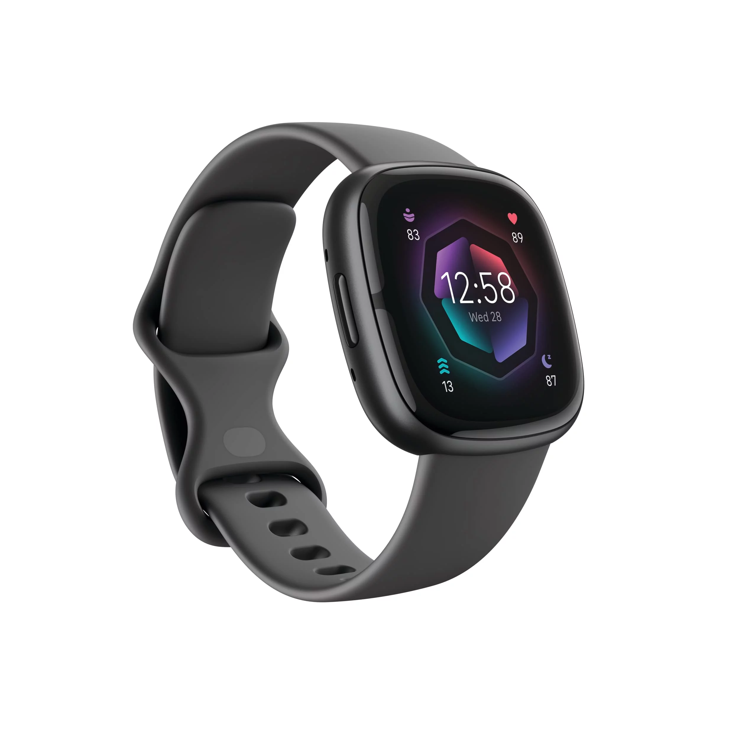 Fitbit Sense 2 Advanced Health and Fitness Smartwatch – Shadow Grey/Graphite Aluminum