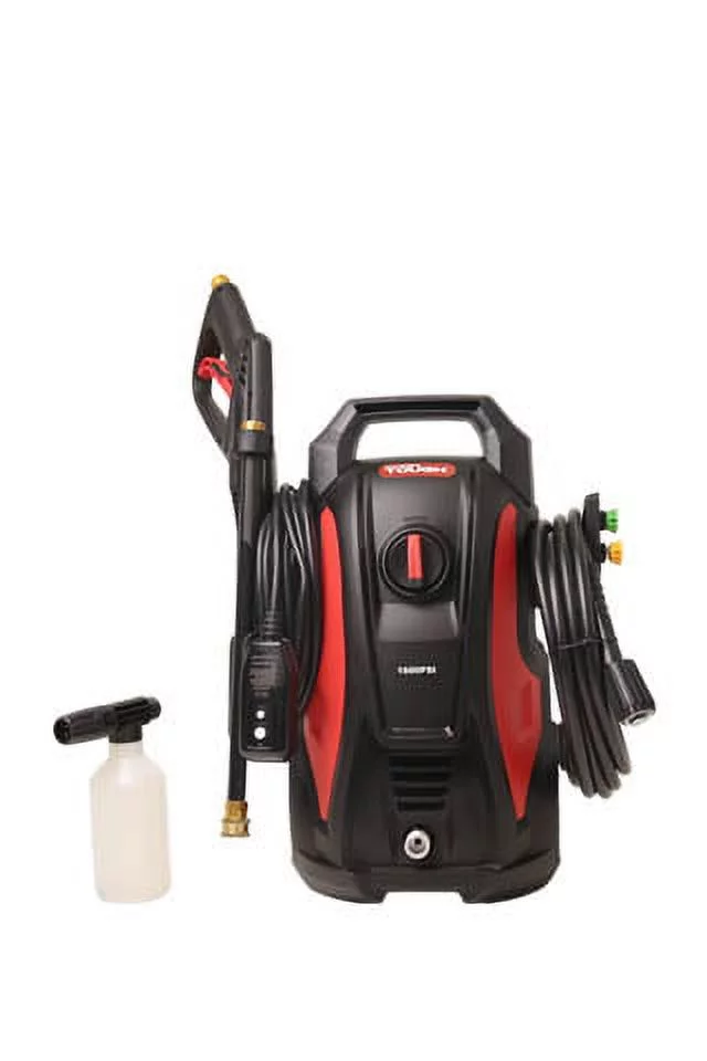 Hyper Tough Electric Pressure Washer 1600 Psi for Household , Great for Cars, Patios, Driveways