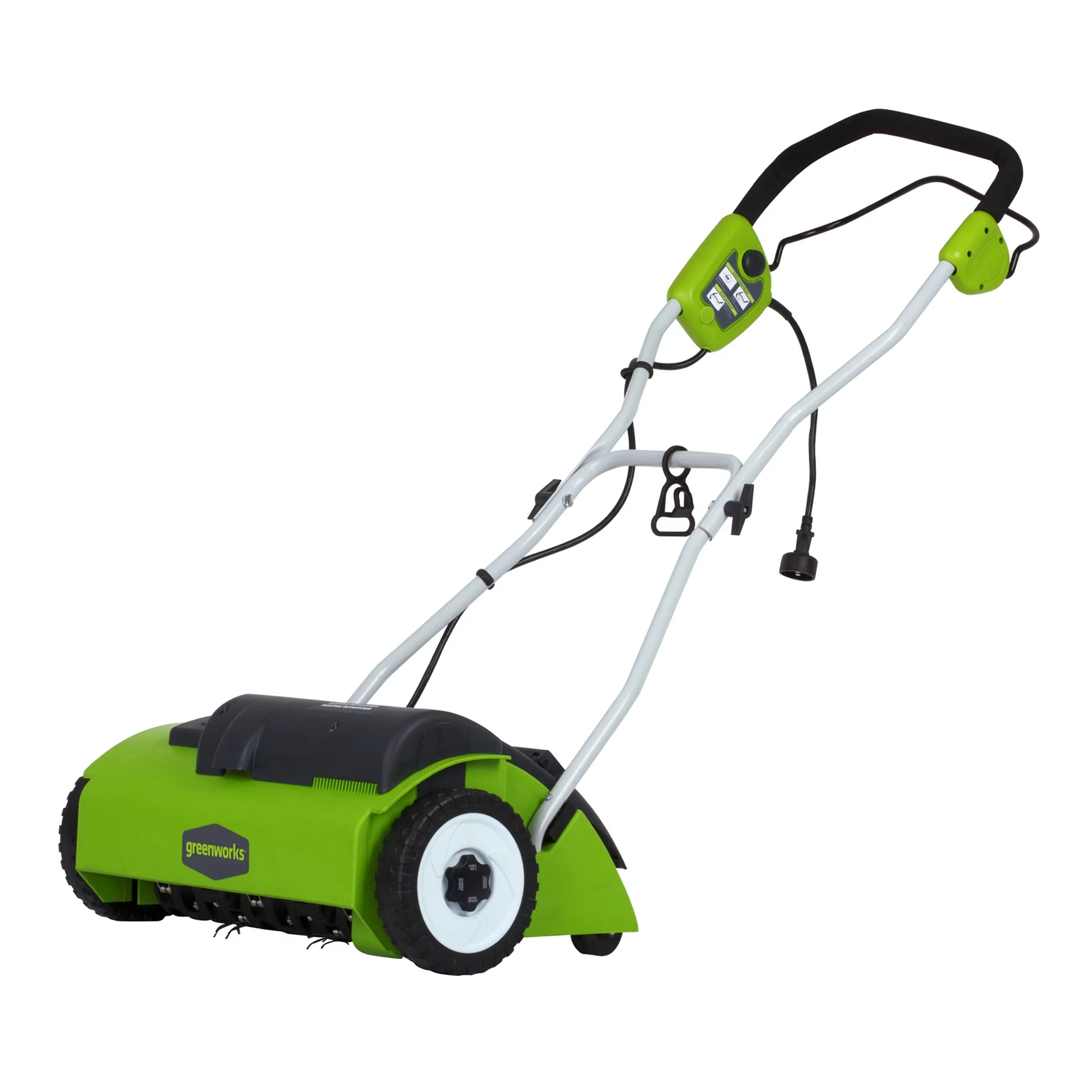 Greenworks 10 Amp 14″ Corded Electric Dethatcher 27022