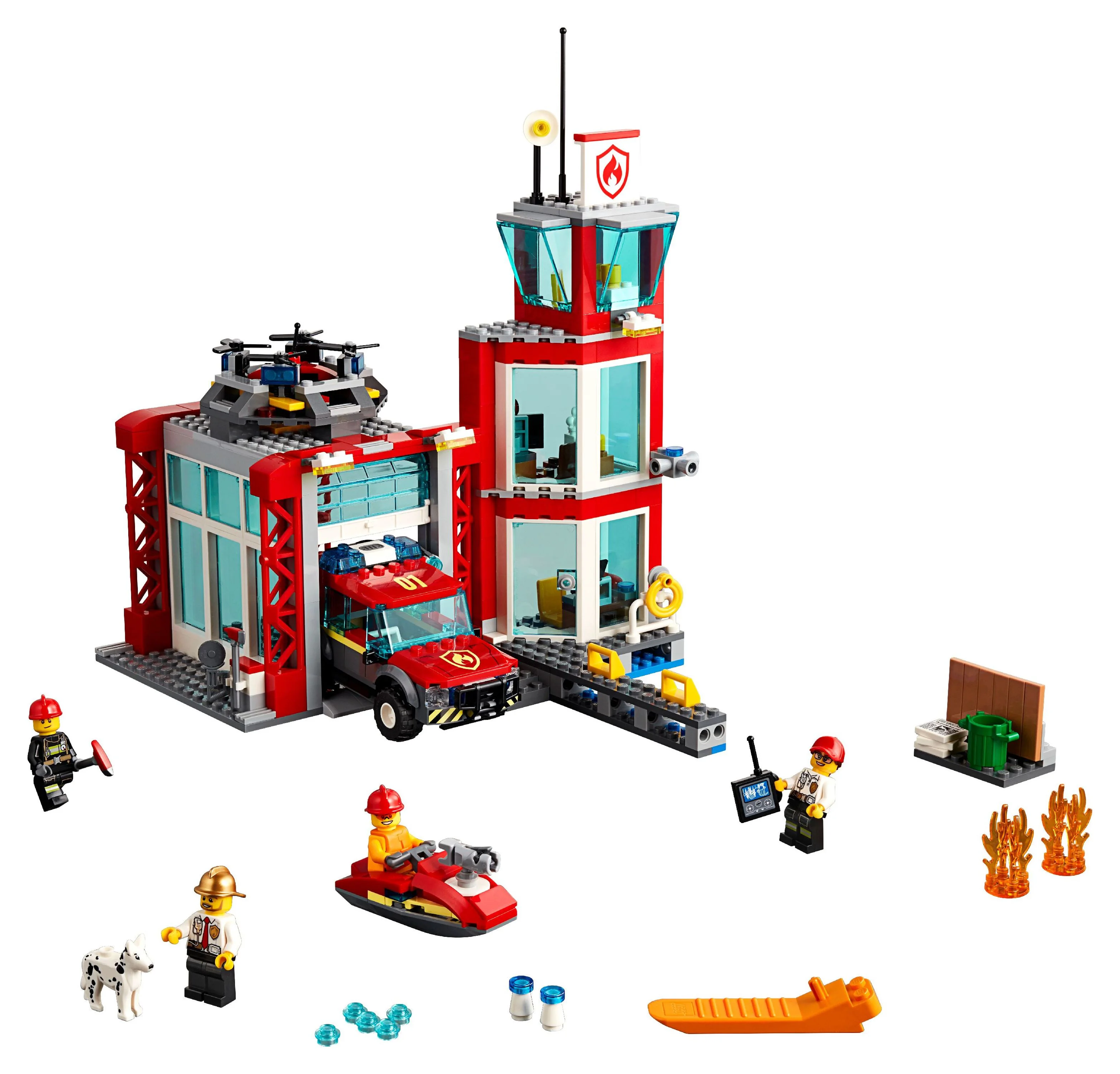 LEGO City Fire Fire Station 60215 Building Set (509 Pieces)