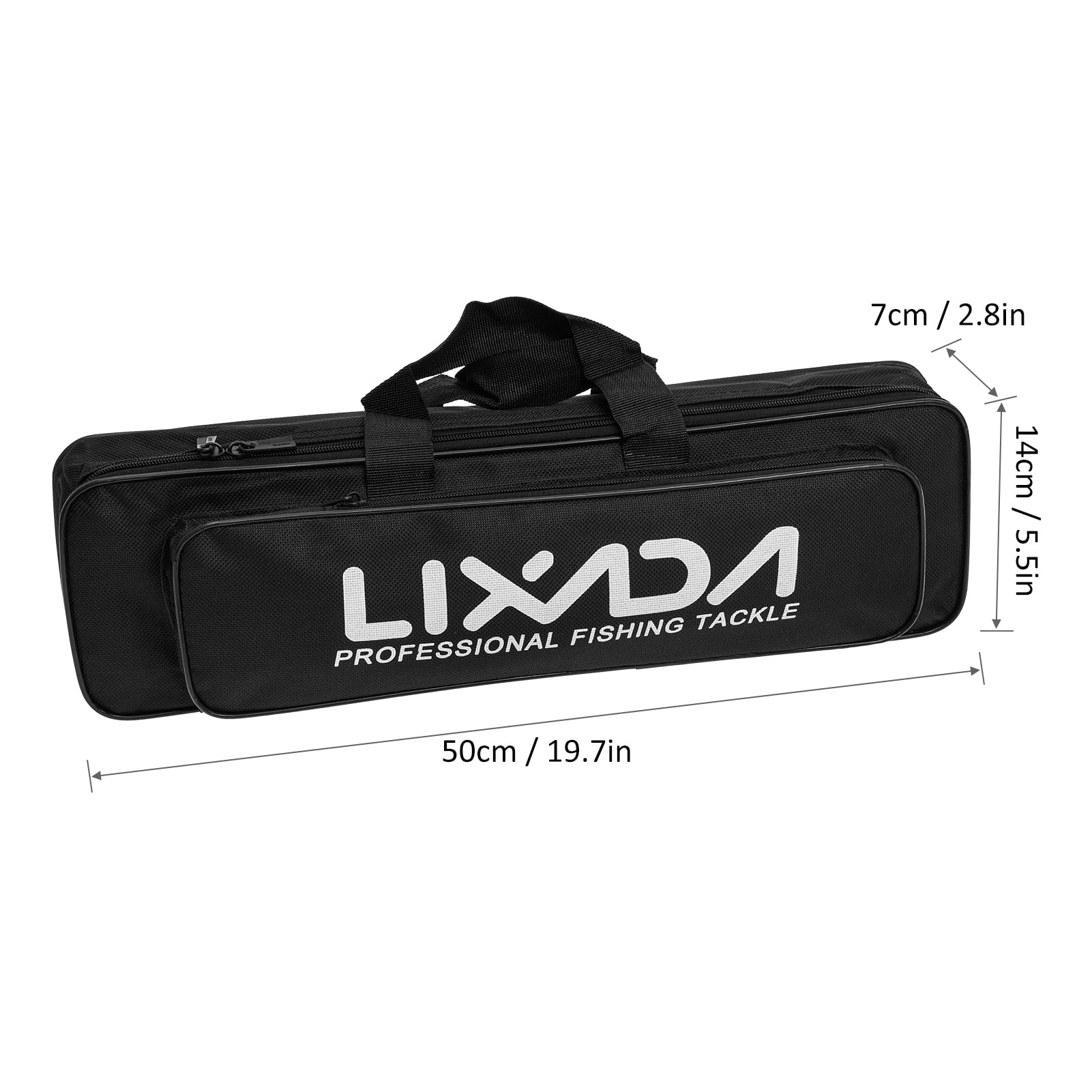 Lixada Ice Fishing Rod Reel Combo Complete Kit with Ice Skimmer and Carry Bag