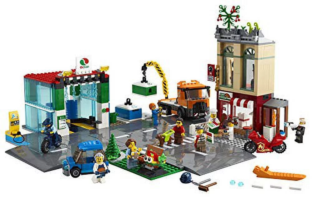 LEGO City Town Center 60292 Building Kit; Cool Building Toy for Kids, New 2021 (790 Pieces)