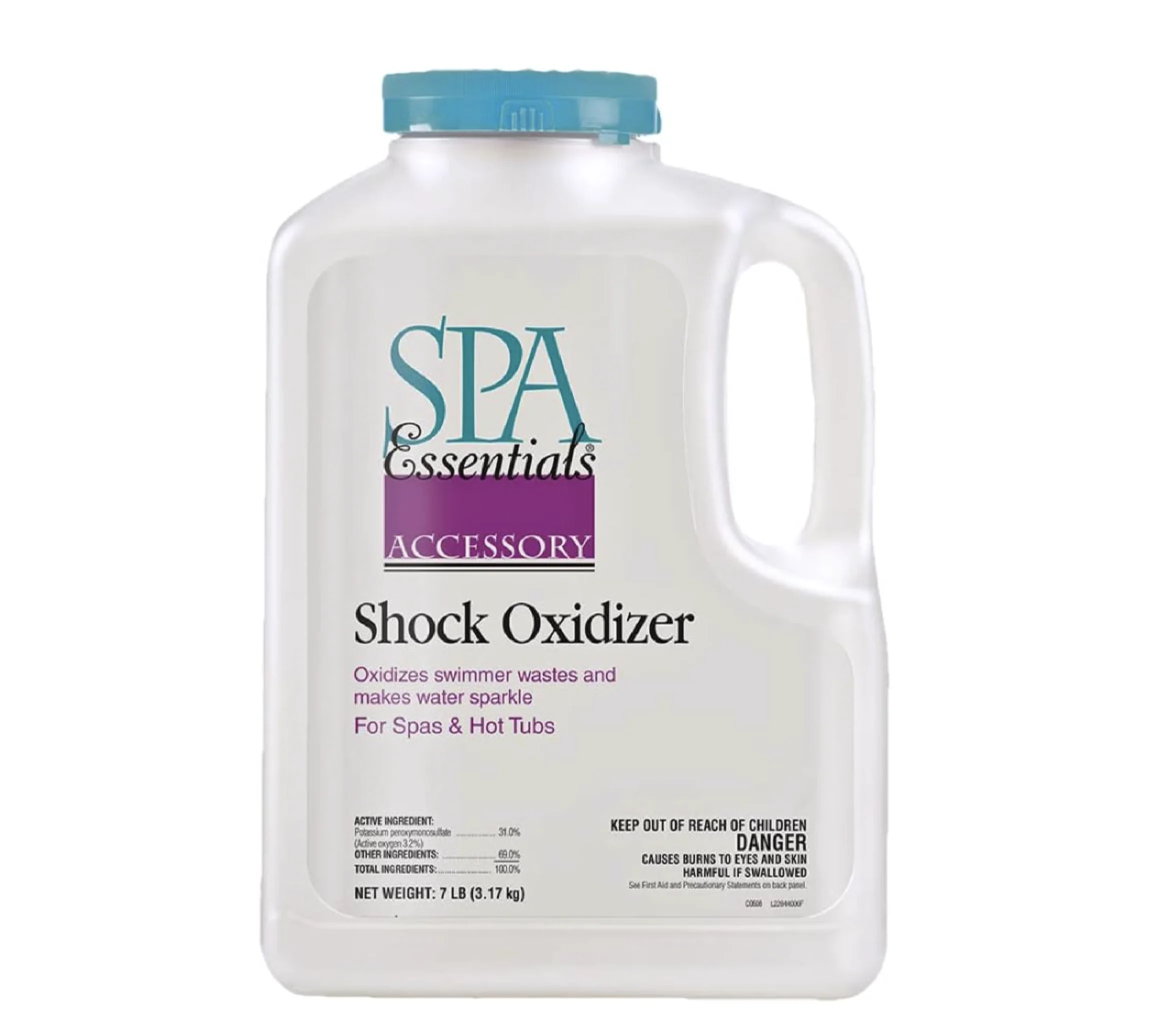 Spa Essentials 22844000 Hot Tub Shock and Oxidizer Sanitizer & Cleaner, 7 Pounds