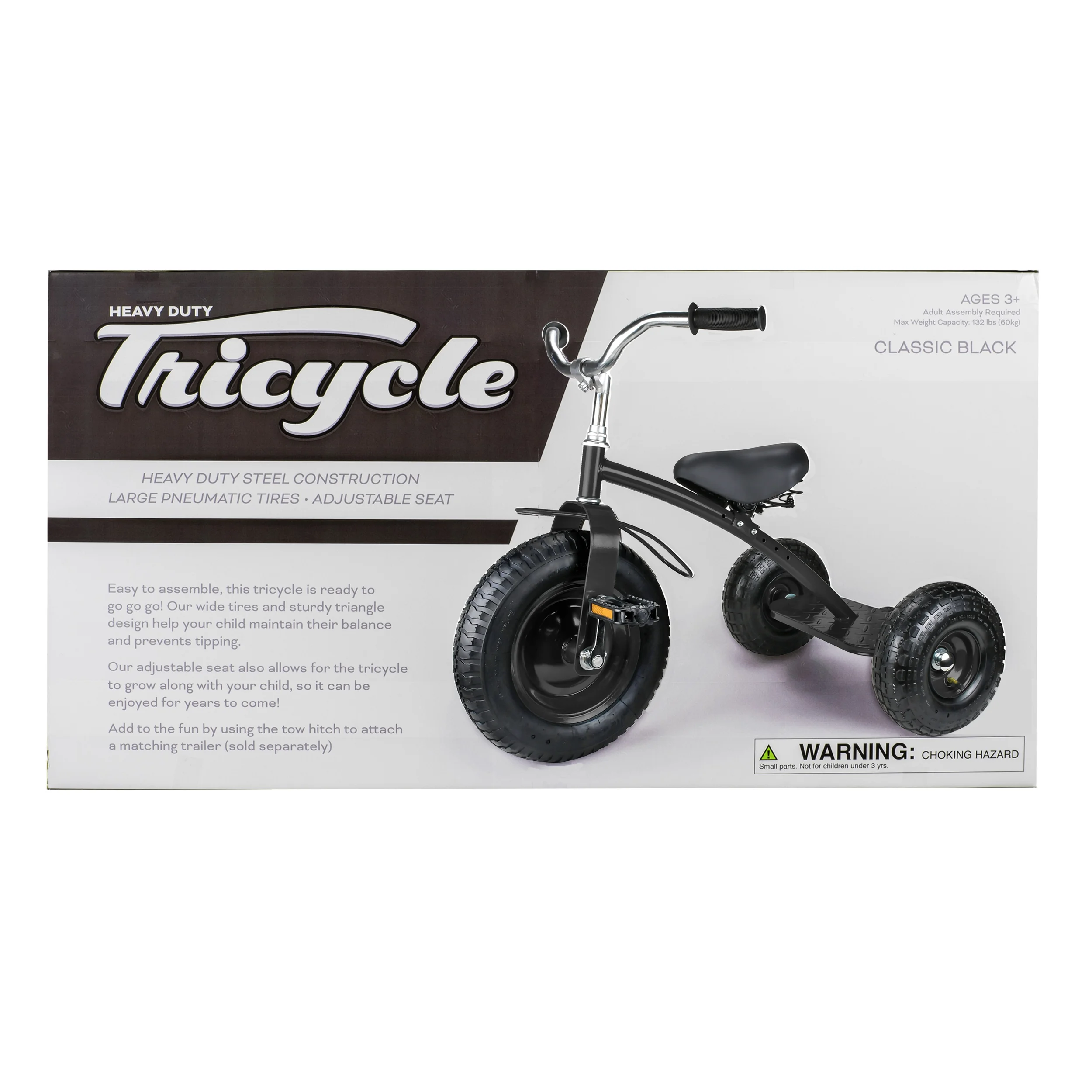 Gener8 Deluxe Tricycle – Black  – Ages 3 to 7 Years