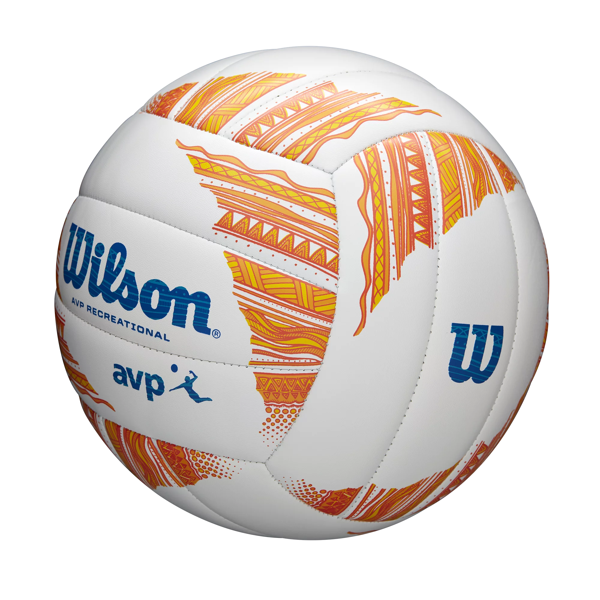 Wilson AVP Modern Volleyball – Orange/White