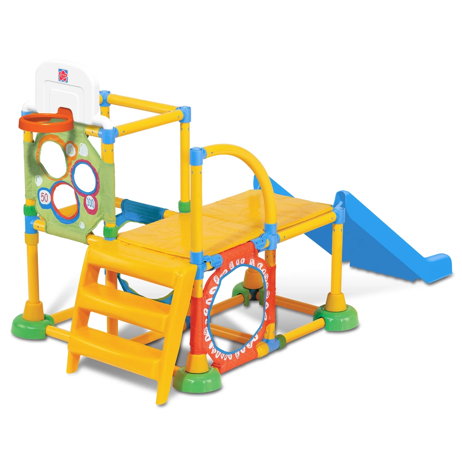 Grow N Up Toddler Climb ‘N Slide Plastic Jungle Gym