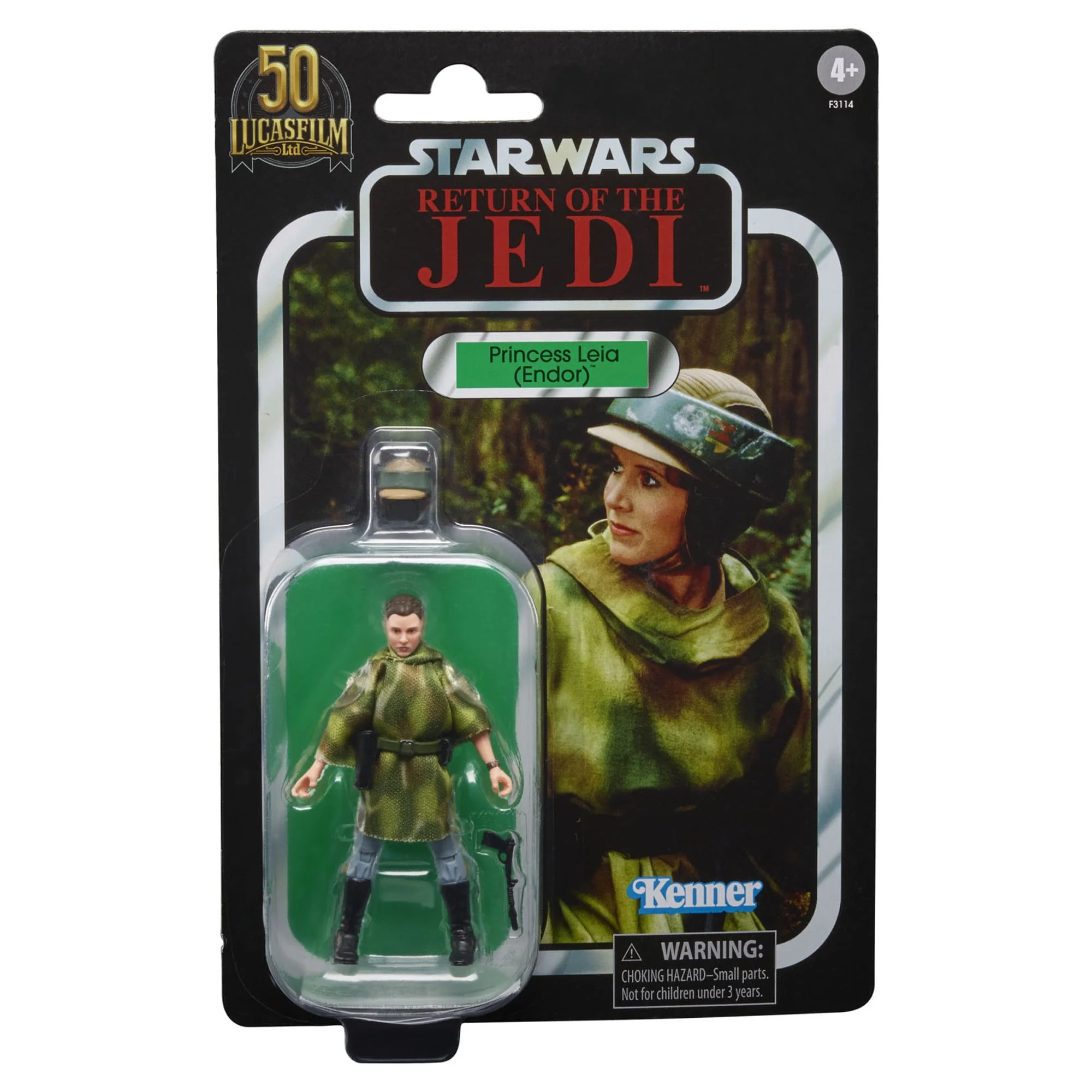 Star Wars: Return of the Jedi The Vintage Collection Princess Leia Endor Toy Action Figure for Boys and Girls Ages 4 5 6 7 8 and Up (6??)