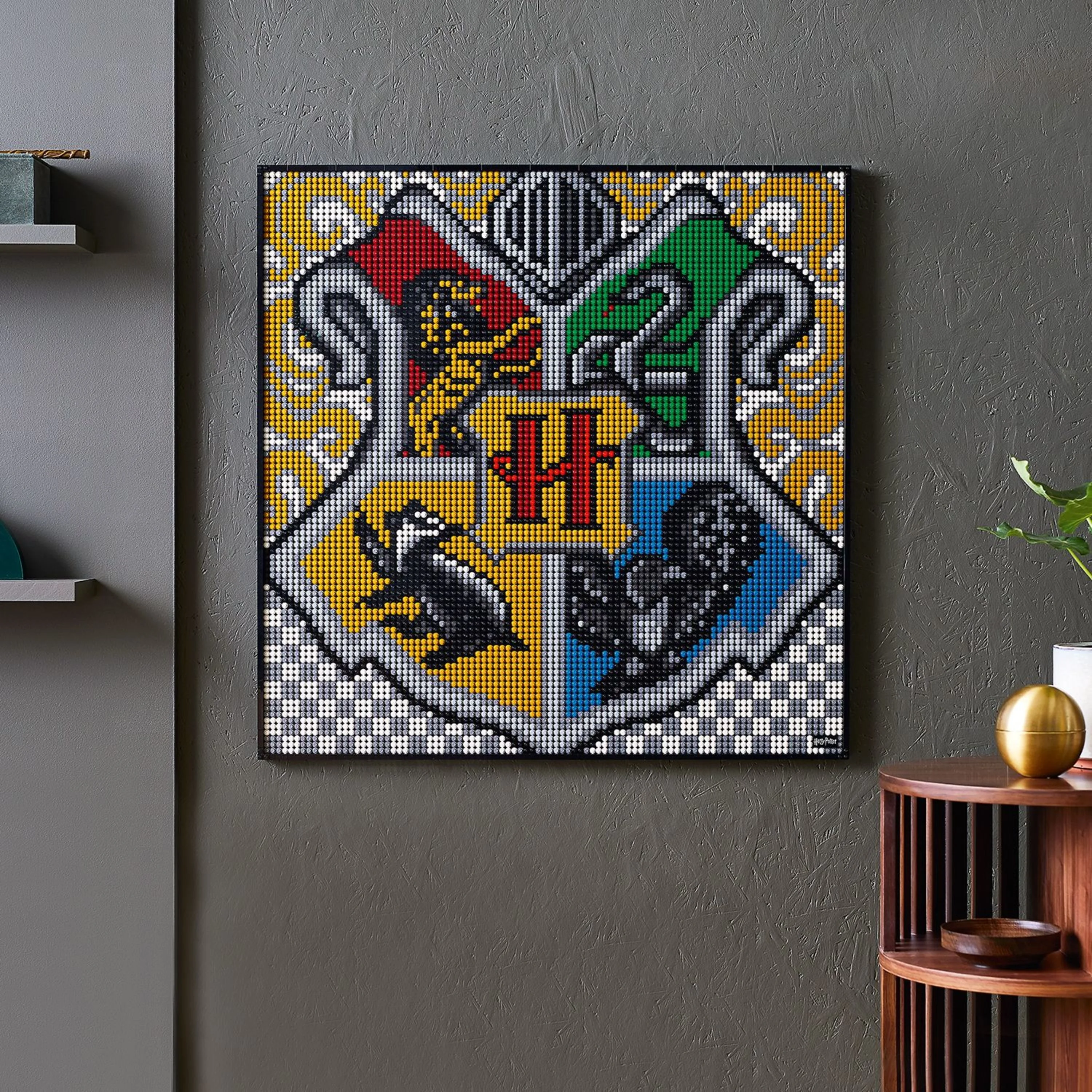 LEGO Art Harry Potter Hogwarts Crests 31201 Perfect for Adults Who Love Collectibles (4,249 Pieces)