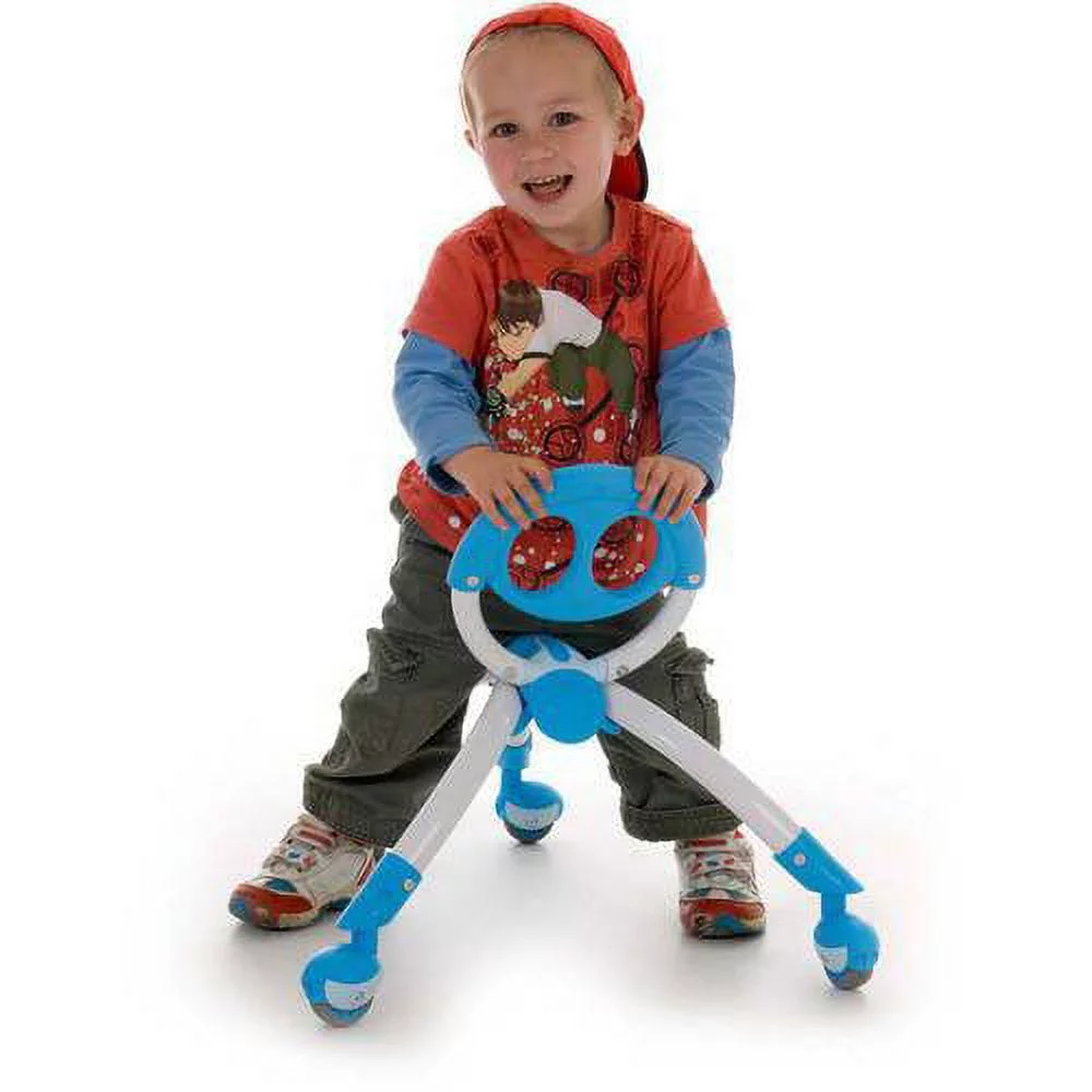 YBike Pewi Walking Ride-On Toy – From Baby Walker to Toddler Ride On for Ages 9 Months to 3 Years Old – Blue