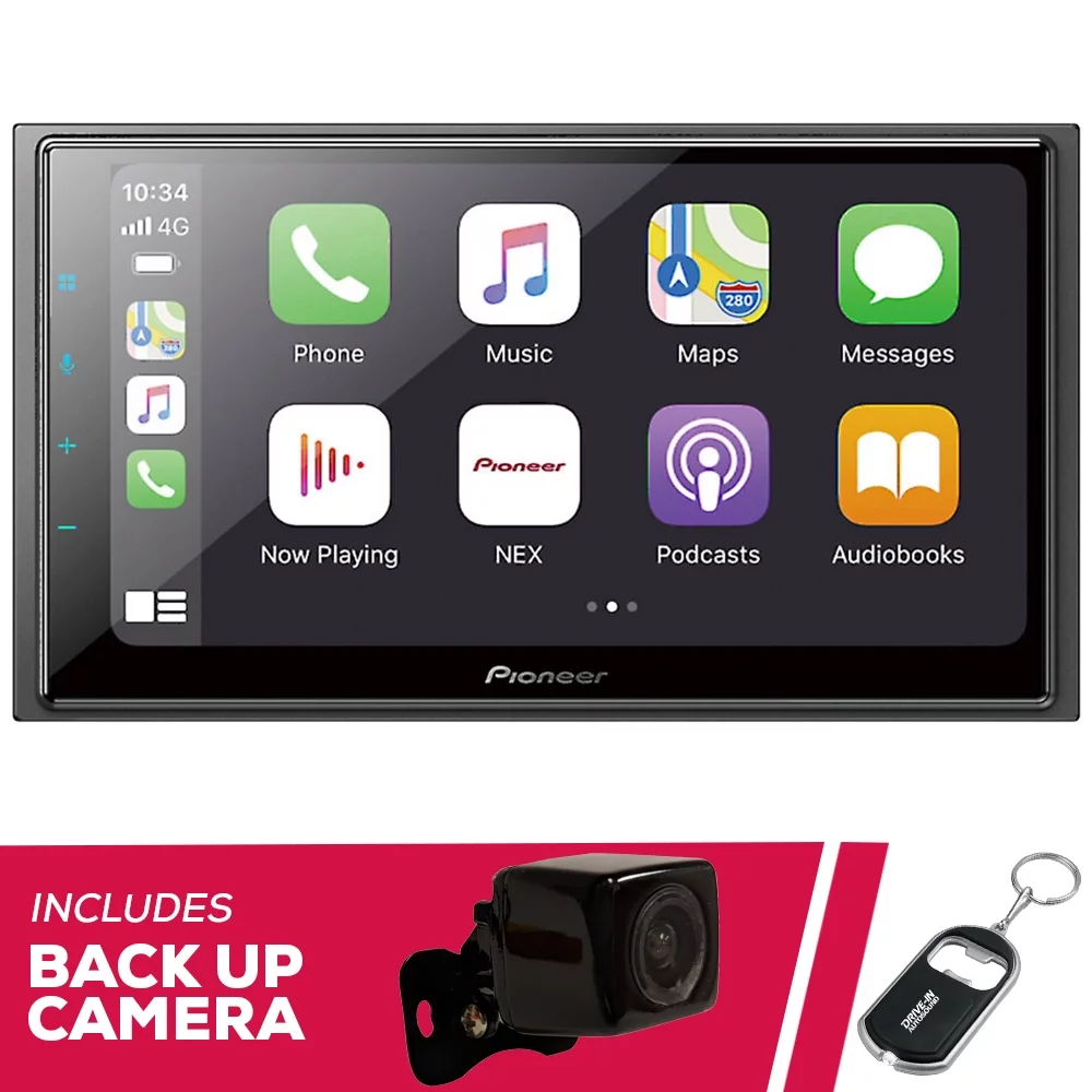 New Pioneer DMH-W4660NEX 6.8″ Multimedia Receiver w/ Bluetooth & Backup Camera