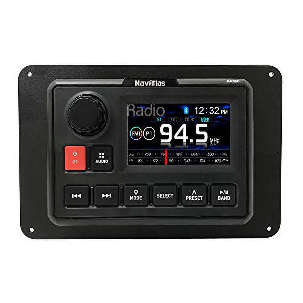 New NavAtlas NA30C Marine Digital Media Receiver (Does not play CDs) w/ Bluetooth