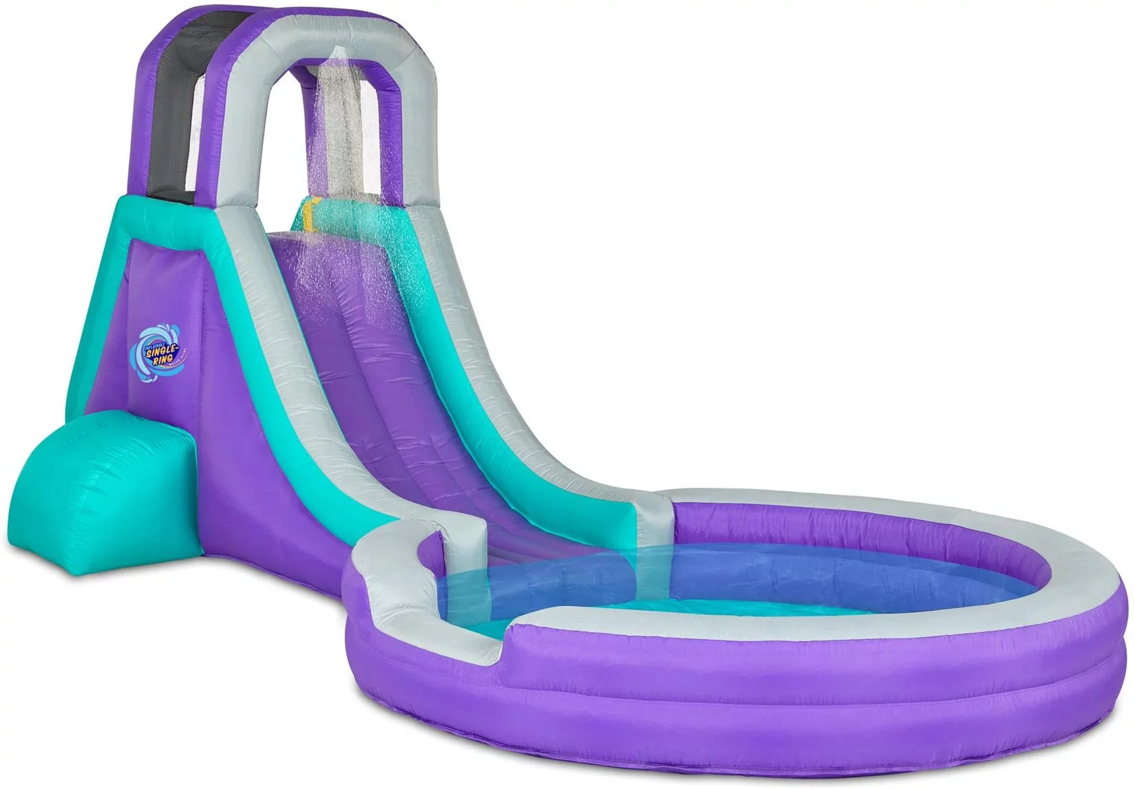 Sunny & Fun Inflatable Water Slide & Blow up Pool, Child Water Park for Backyard