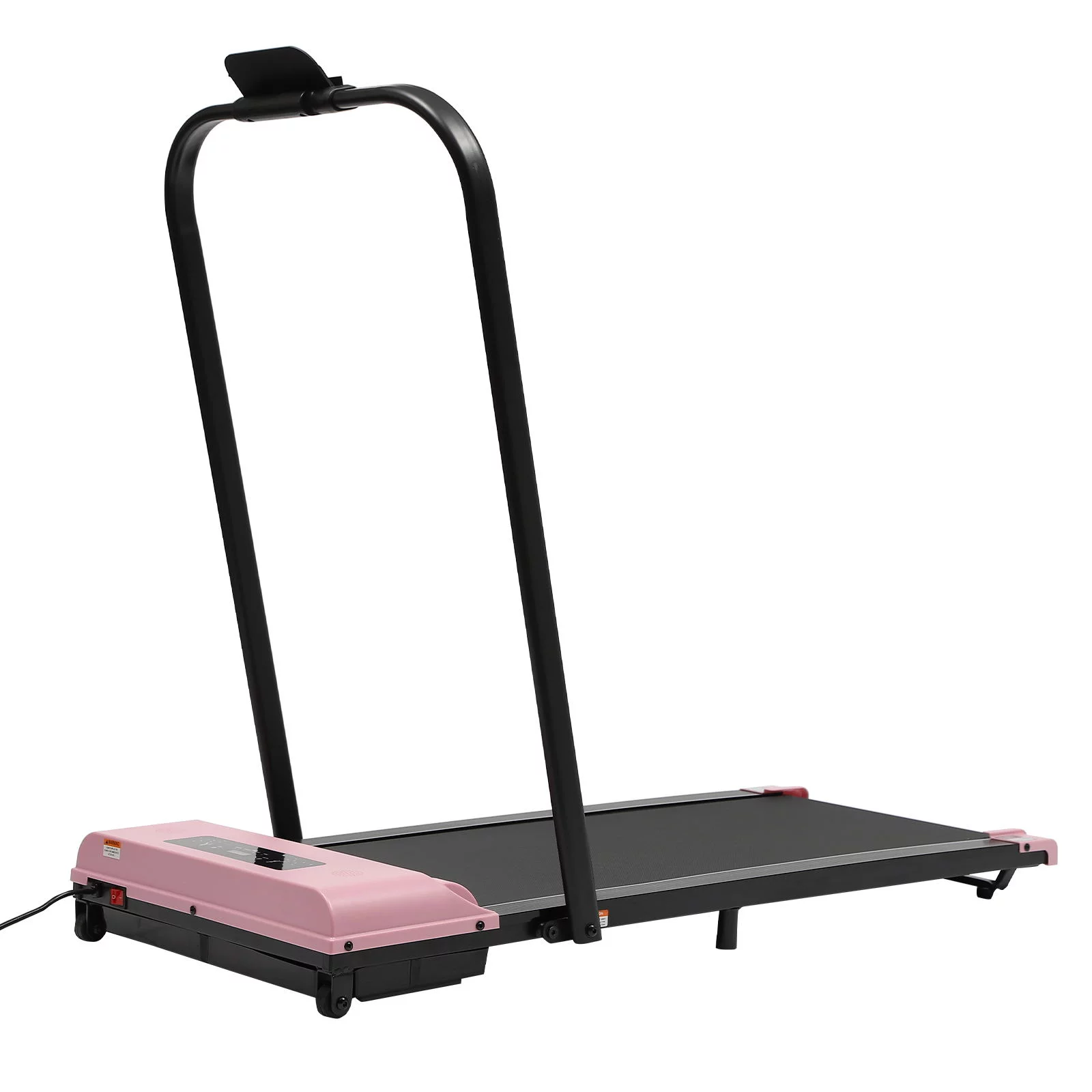 Wuzstar Folding Treadmill, 3.0HP Low Noise Electric Treadmill with LED Display Screen for Home Office Pink