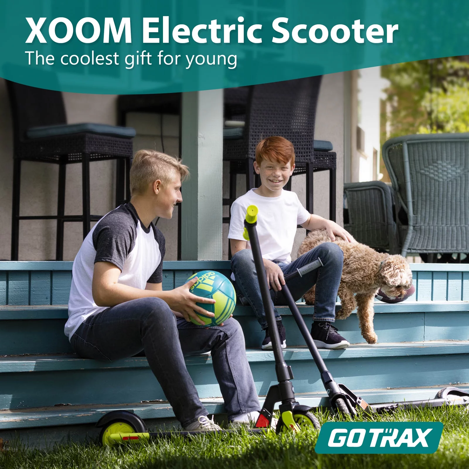 Gotrax Electric Scooter for Kid Ages 6-12, 6″ Wheels Lightweight Electric Kick Scooter for Kid Black