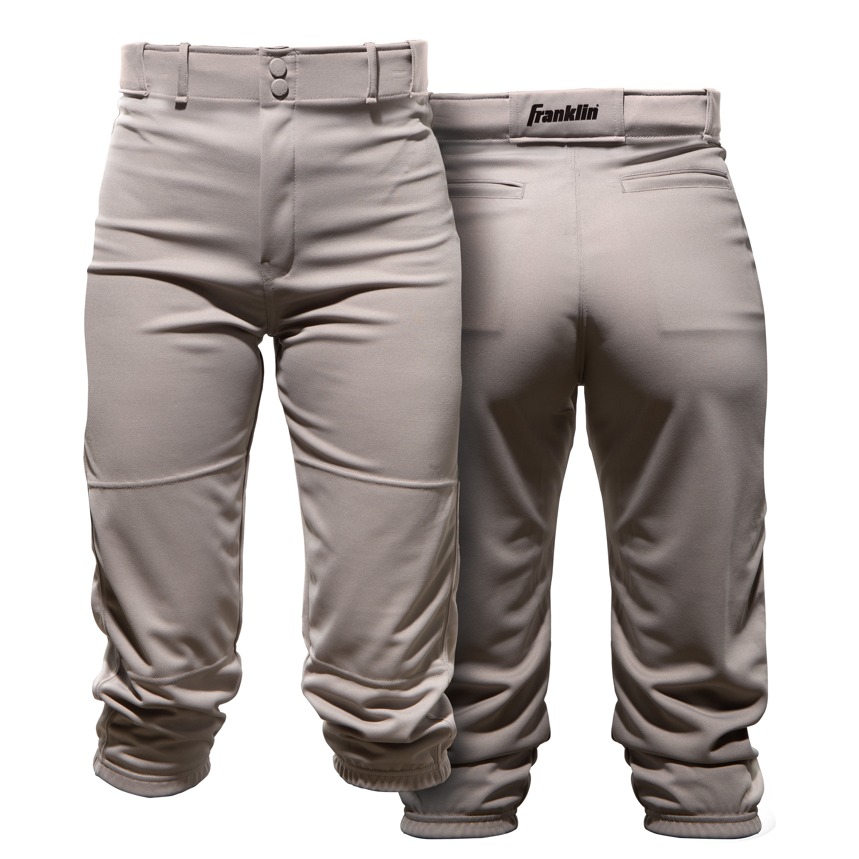 Franklin Sports Youth Baseball Pants – Gray – Large