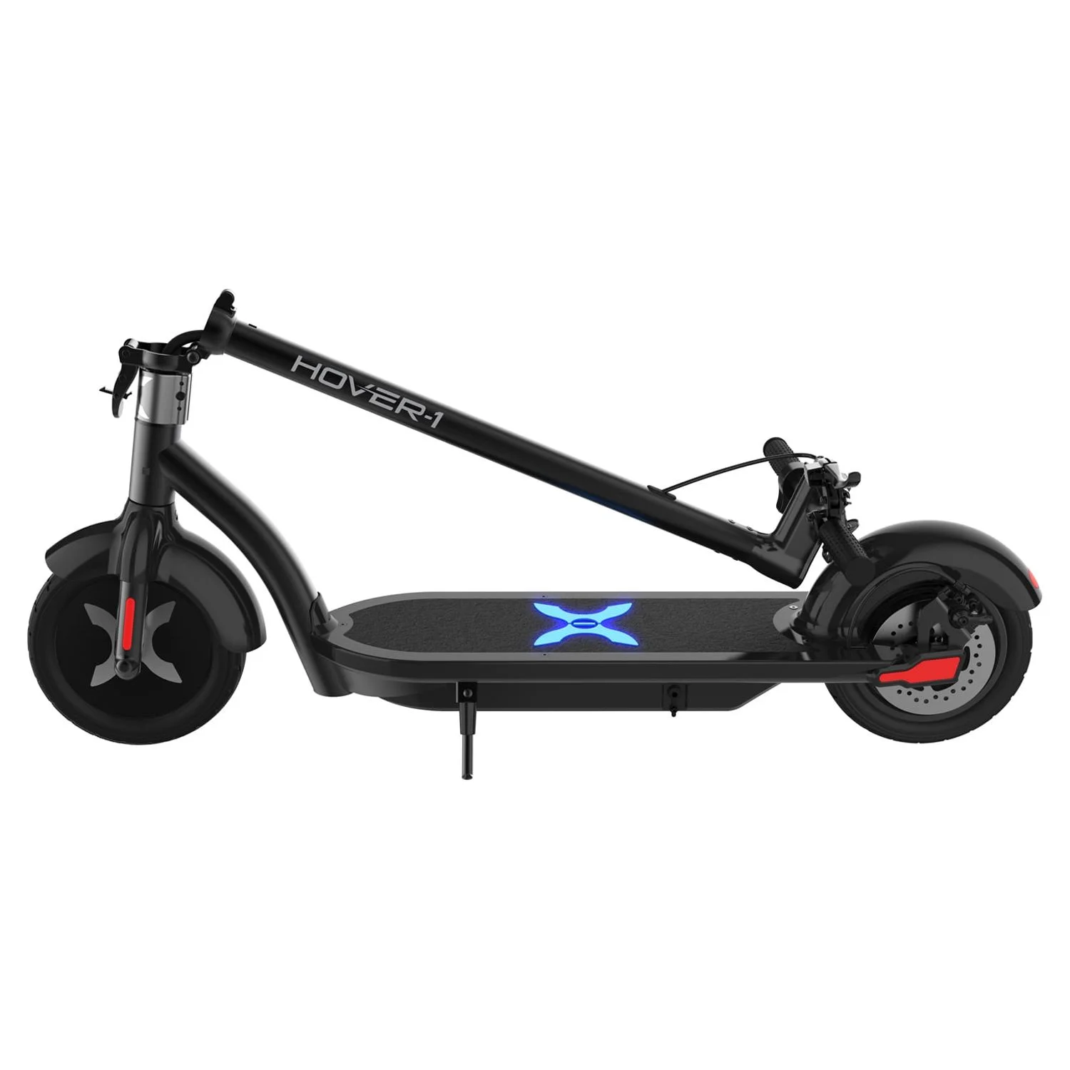 Hover-1 Black Alpha Pro Unisex Electric Scooter, 18 Mile Range, 264 Lbs. Max Weight, LED Lights, UL 2272 Certified