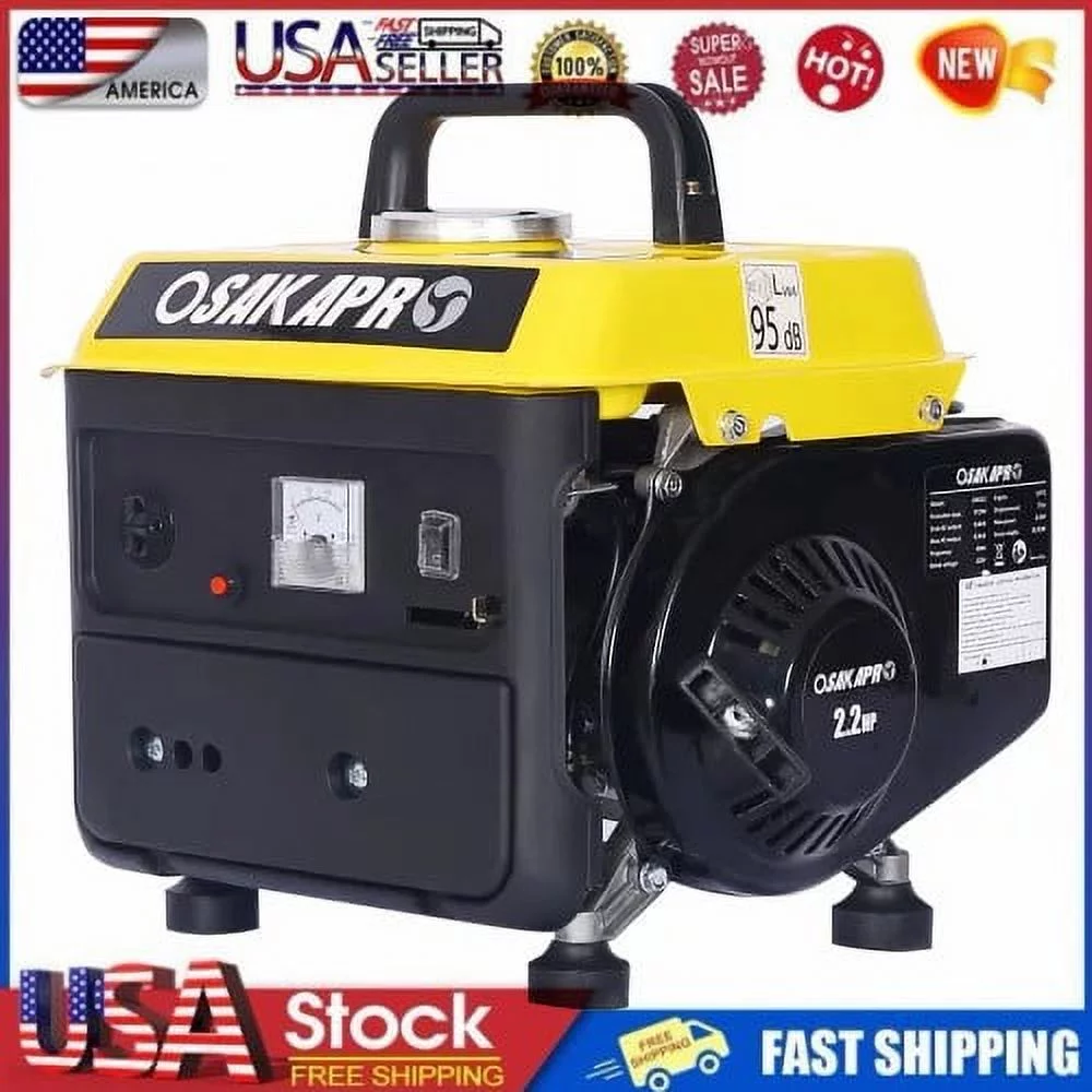 Clearance! Portable Generator, Outdoor generator Low Noise, Gas Powered Generator,Generators for Home Use