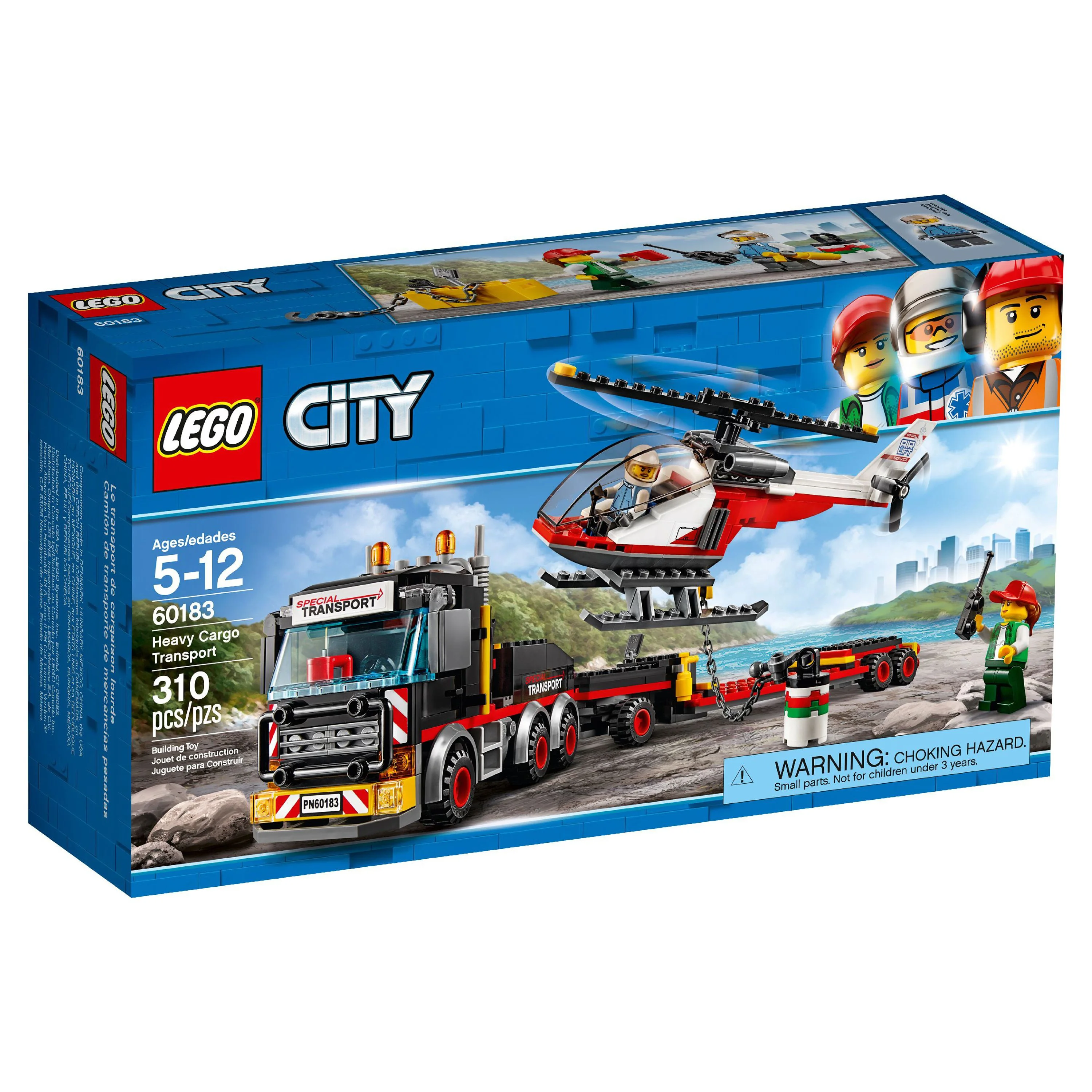 Lego City Heavy Cargo Transport 60183 Toy Truck Building Kit