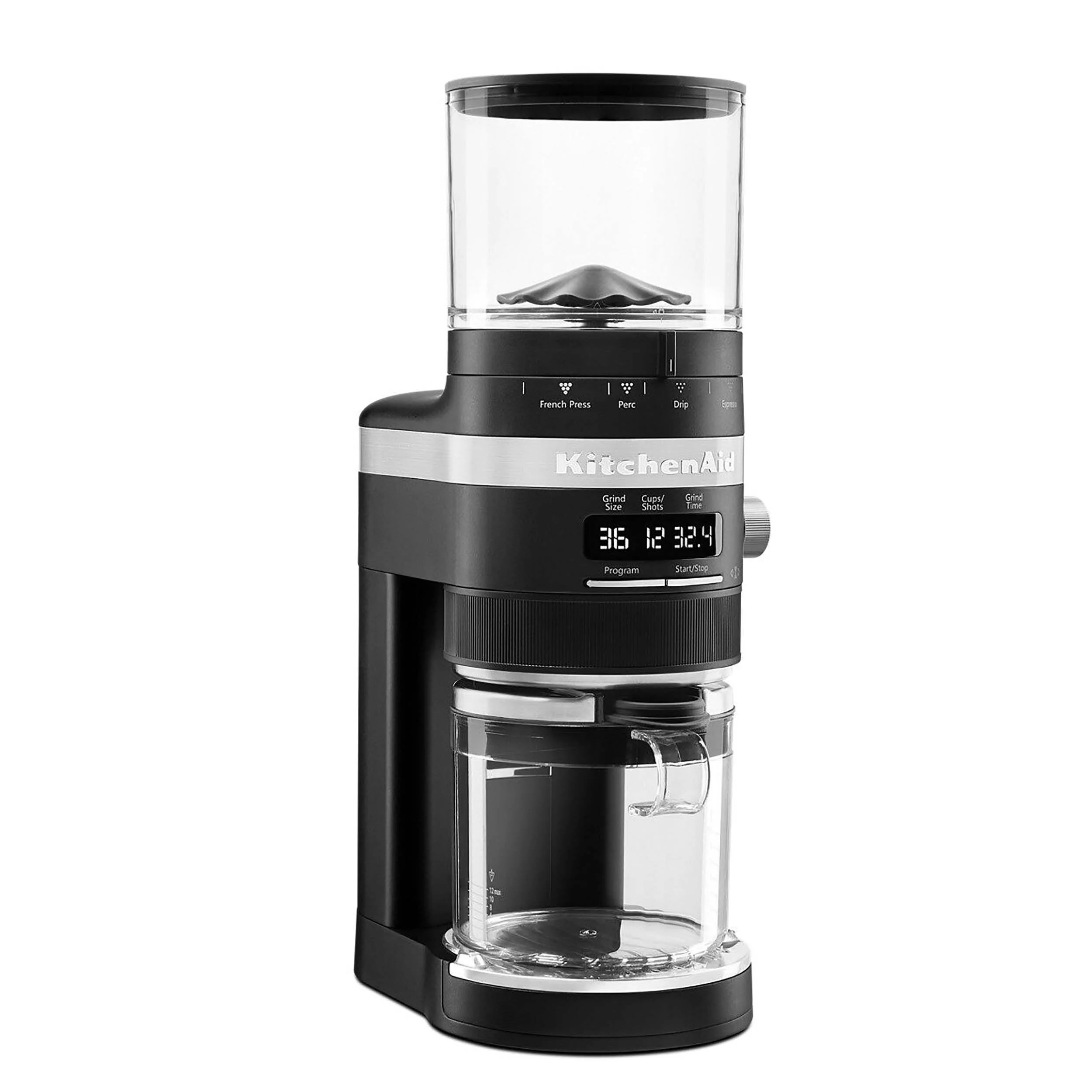 KitchenAid Burr Coffee Grinder, Black Matte, BCG8433