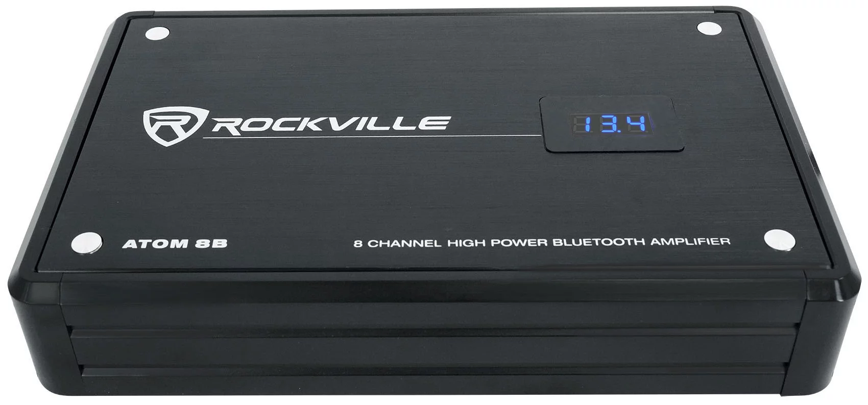 Rockville ATOM 8B 8 Channel 3500 Watt Marine/Boat Amplifier Amp w/Bluetooth