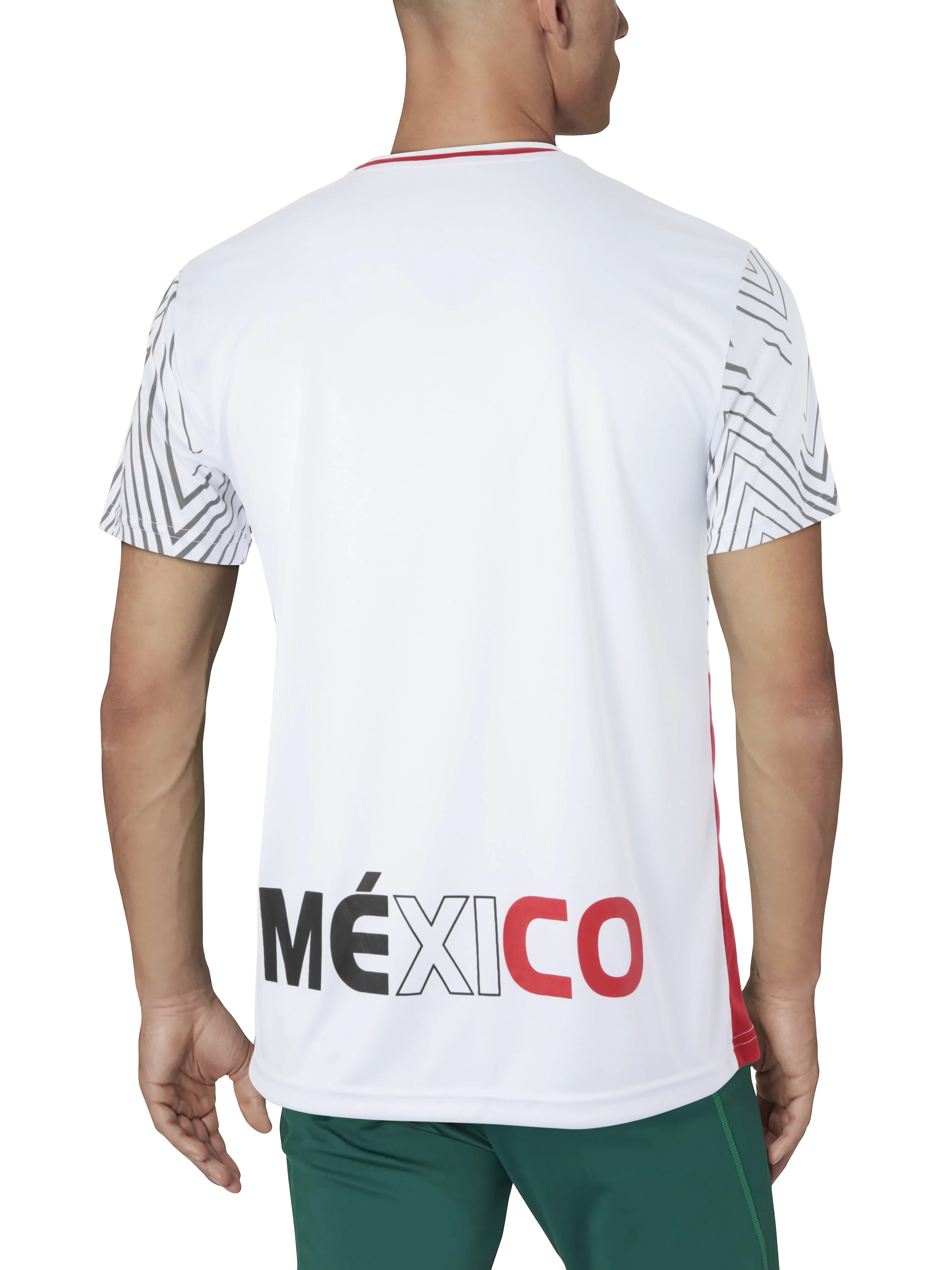 Ma Croix Mens Unisex Mexico National World Futbol Pullover Breathable Jersey