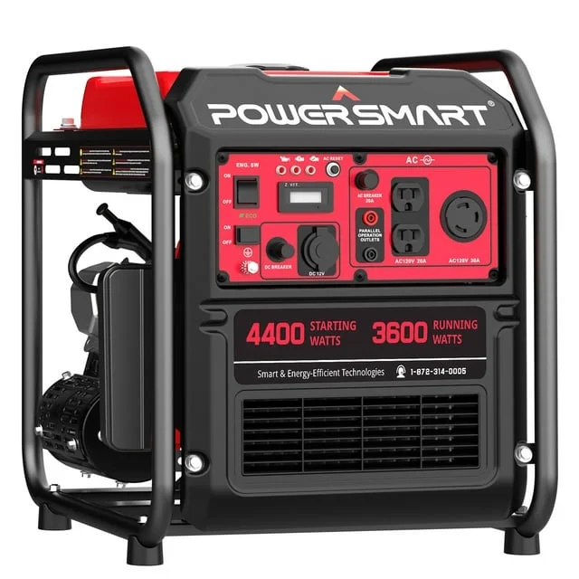 PowerSmart 4400-Watt Gas Generator for Home Use,EPA Compliant