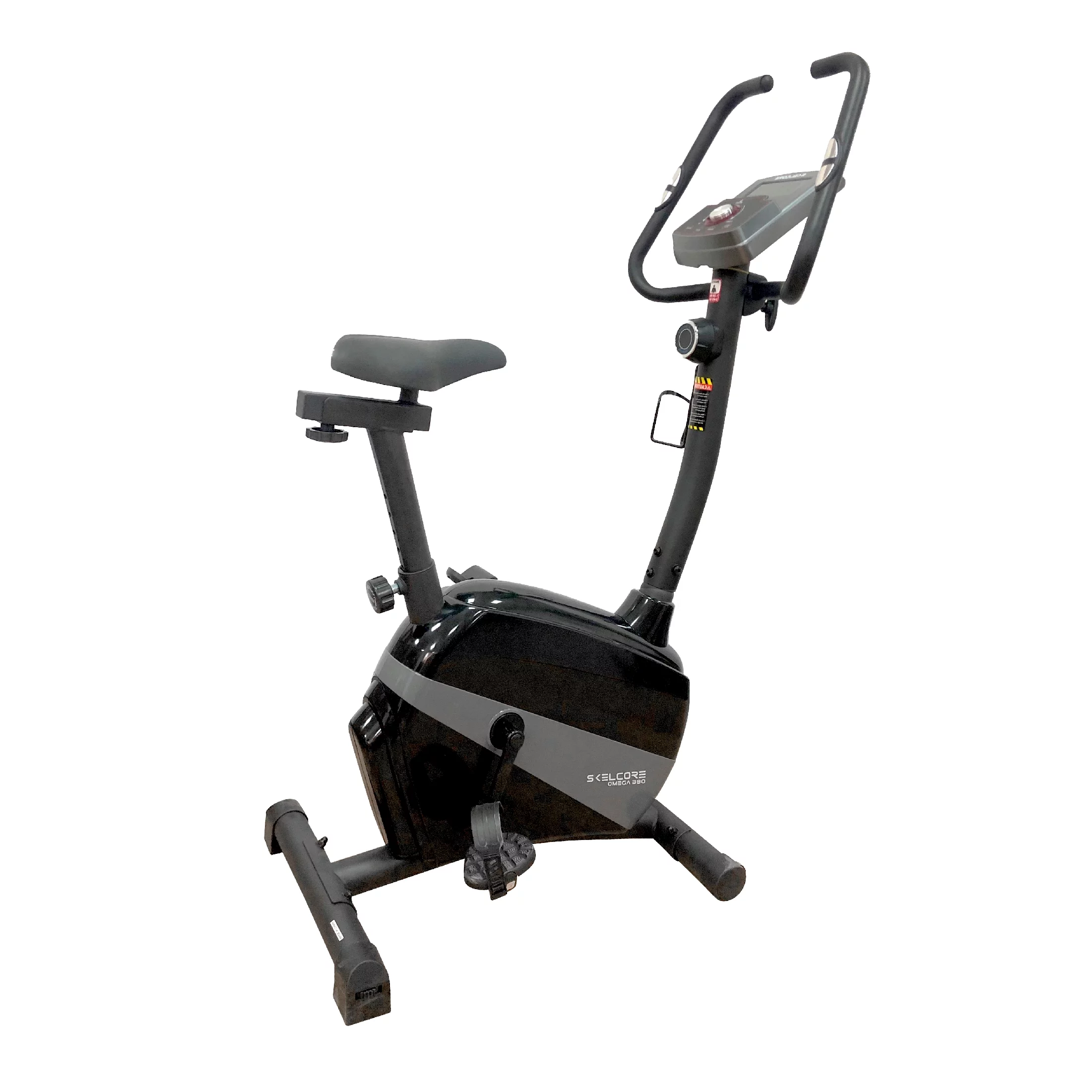 Skelcore Omega 390 Exercise Bike, 265lb User Weight Capacity, Compatible with Zwift, Kinomap, and Fitshow