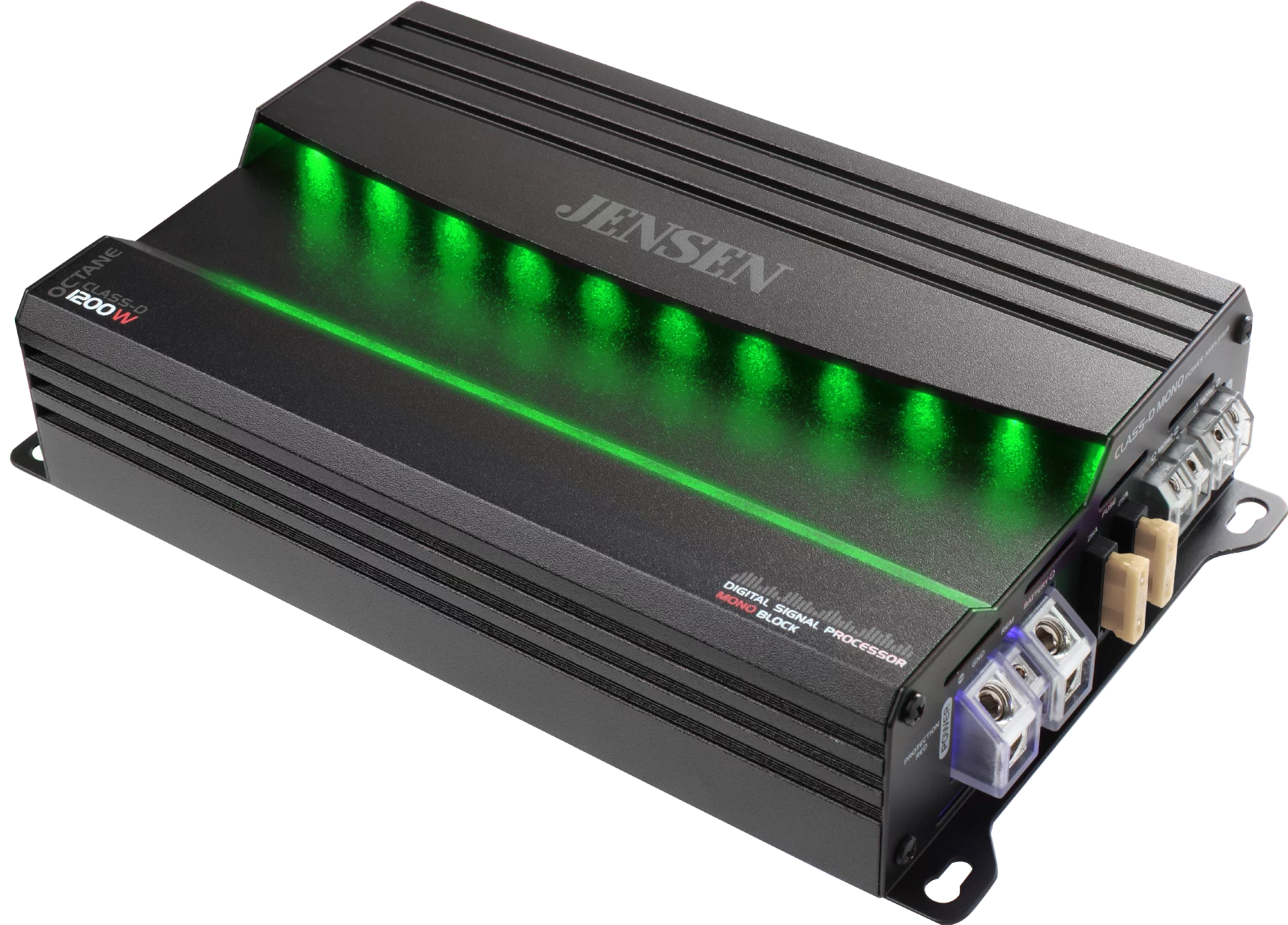 Jensen XDA91RB Class-D Mono Amplifier with 240 Watts x 1 RMS,1200 Watts Peak Power, New