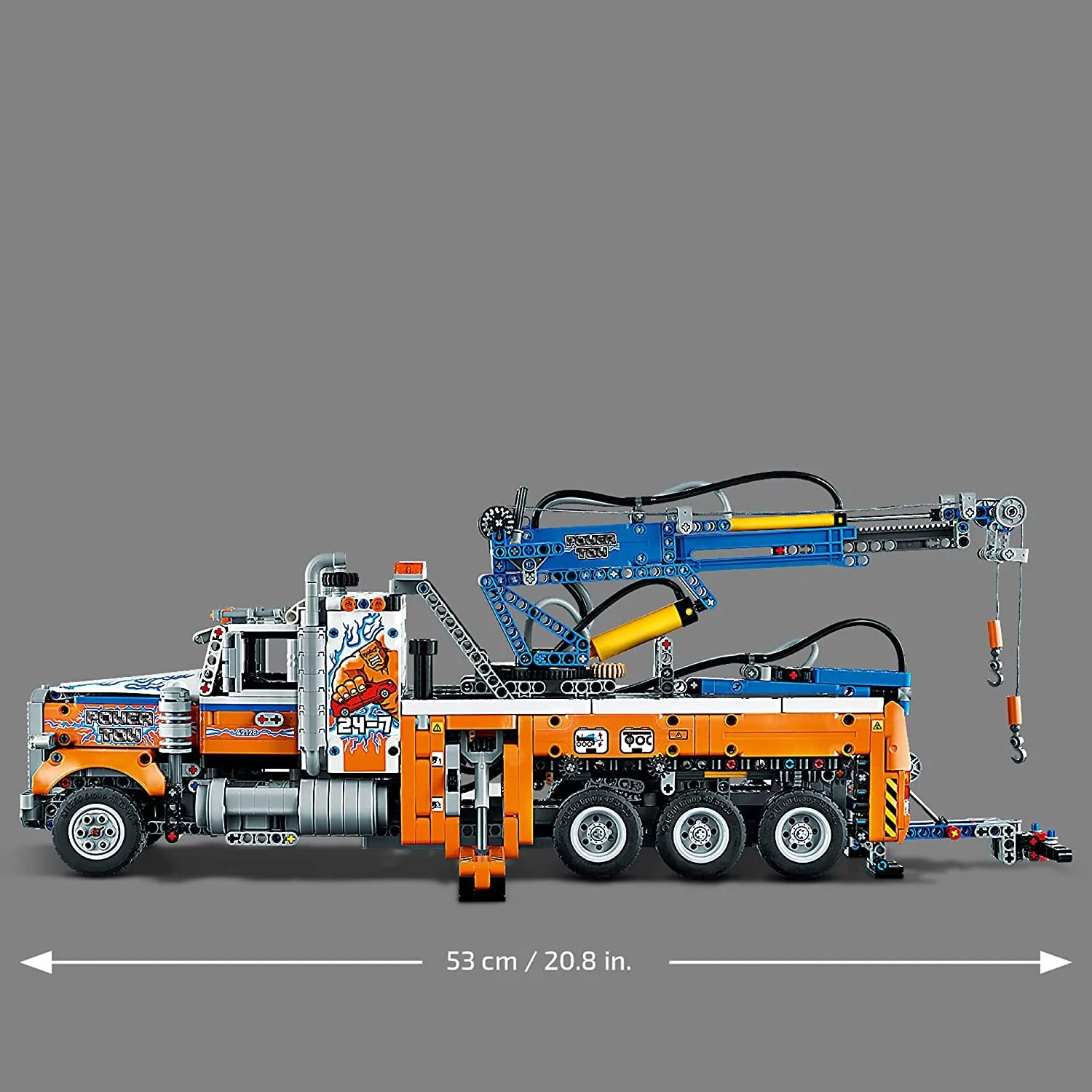 LEGO Technic Heavy-Duty Tow Truck 42128 with Crane