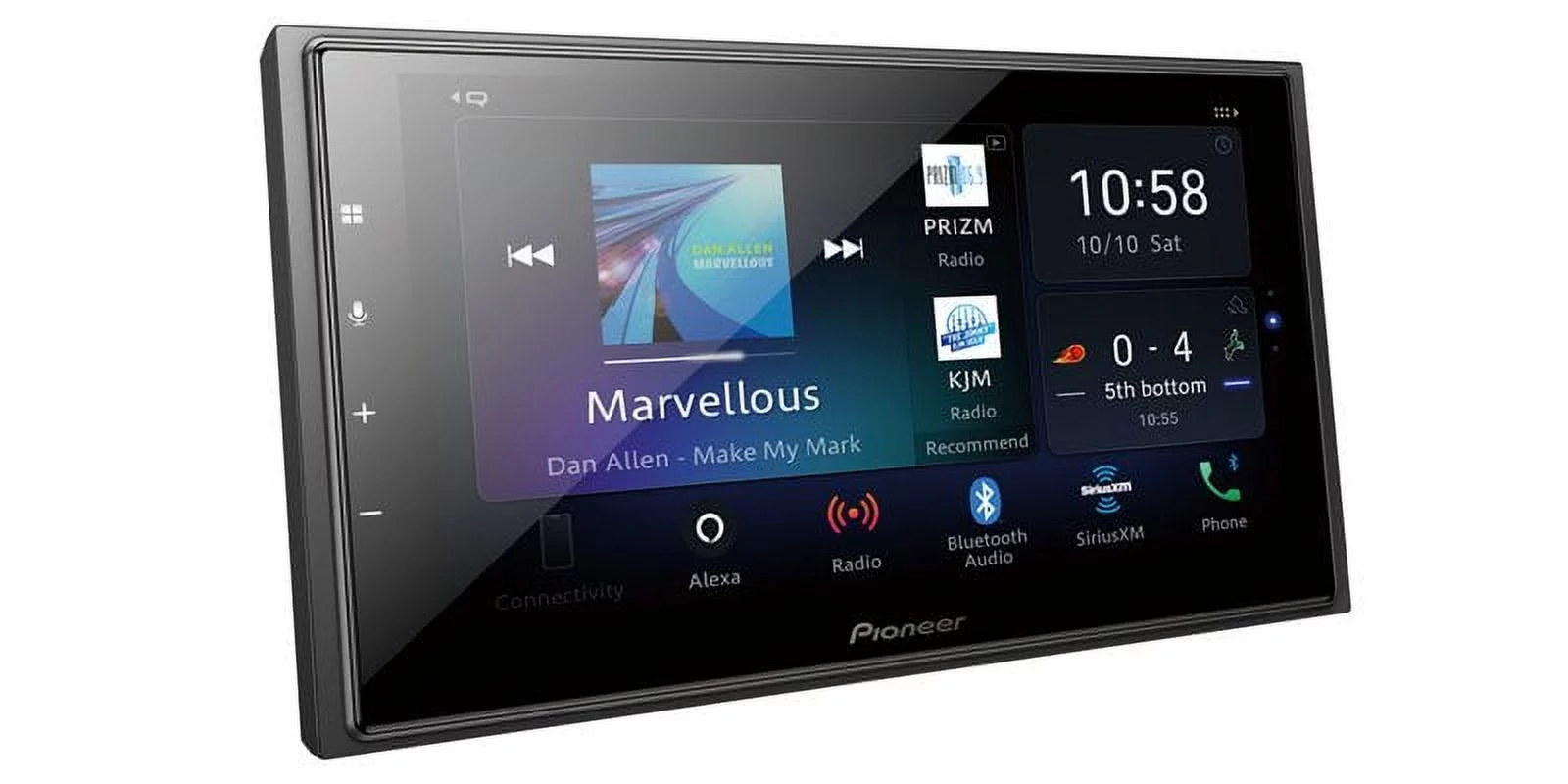 Pioneer DMH-W4600NEX – In-Dash Multimedia Receiver with 6.8″ WVGA Capacitive Touchscreen Display