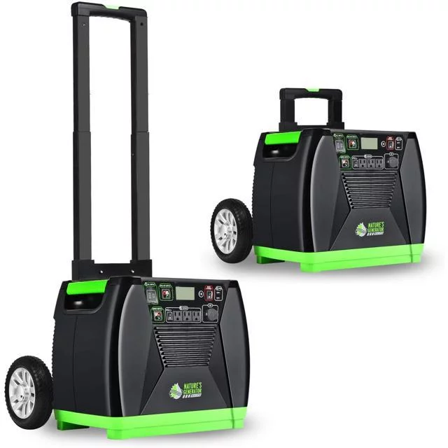 Nature’s Generator Elite Portable Solar & Wind Powered 3600 Watts Generator