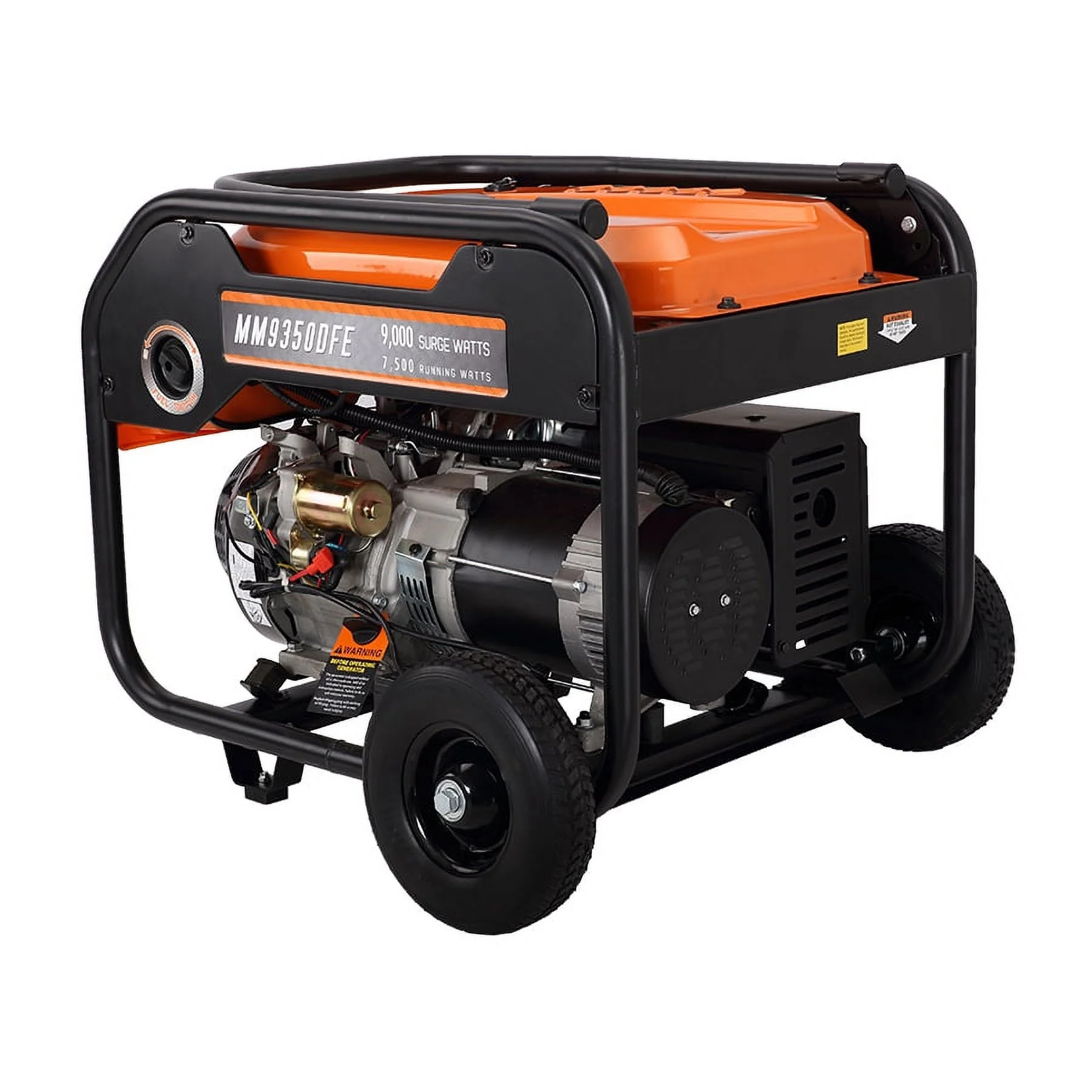 Mech Marvels 9000 Watt Dual Fuel Portable Power Generator, Electric Start, CARB Compliant, MM9350DFE