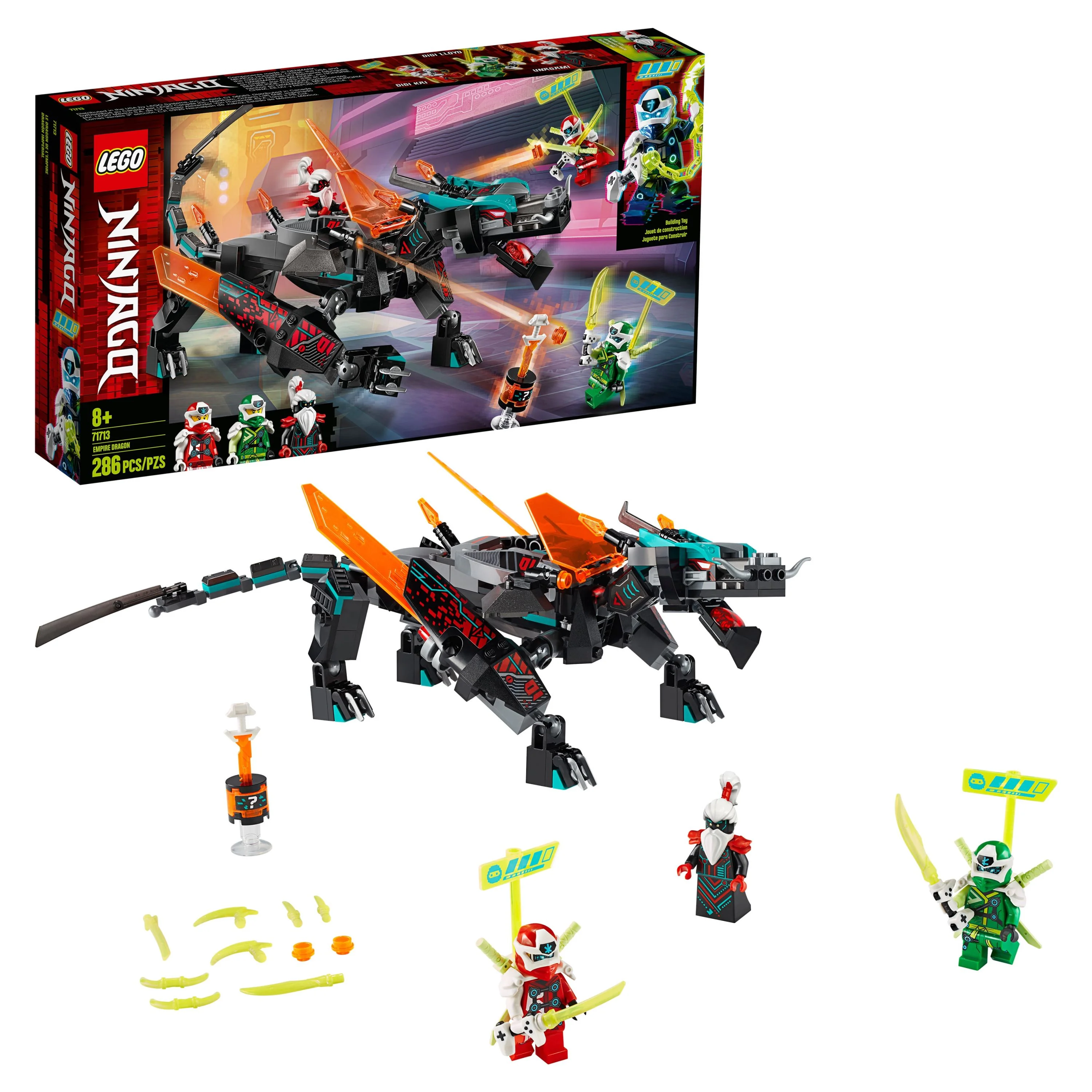 LEGO NINJAGO Empire Dragon 71713 Ninja Hero Building Toy Ages 8 and up (286 Pieces)