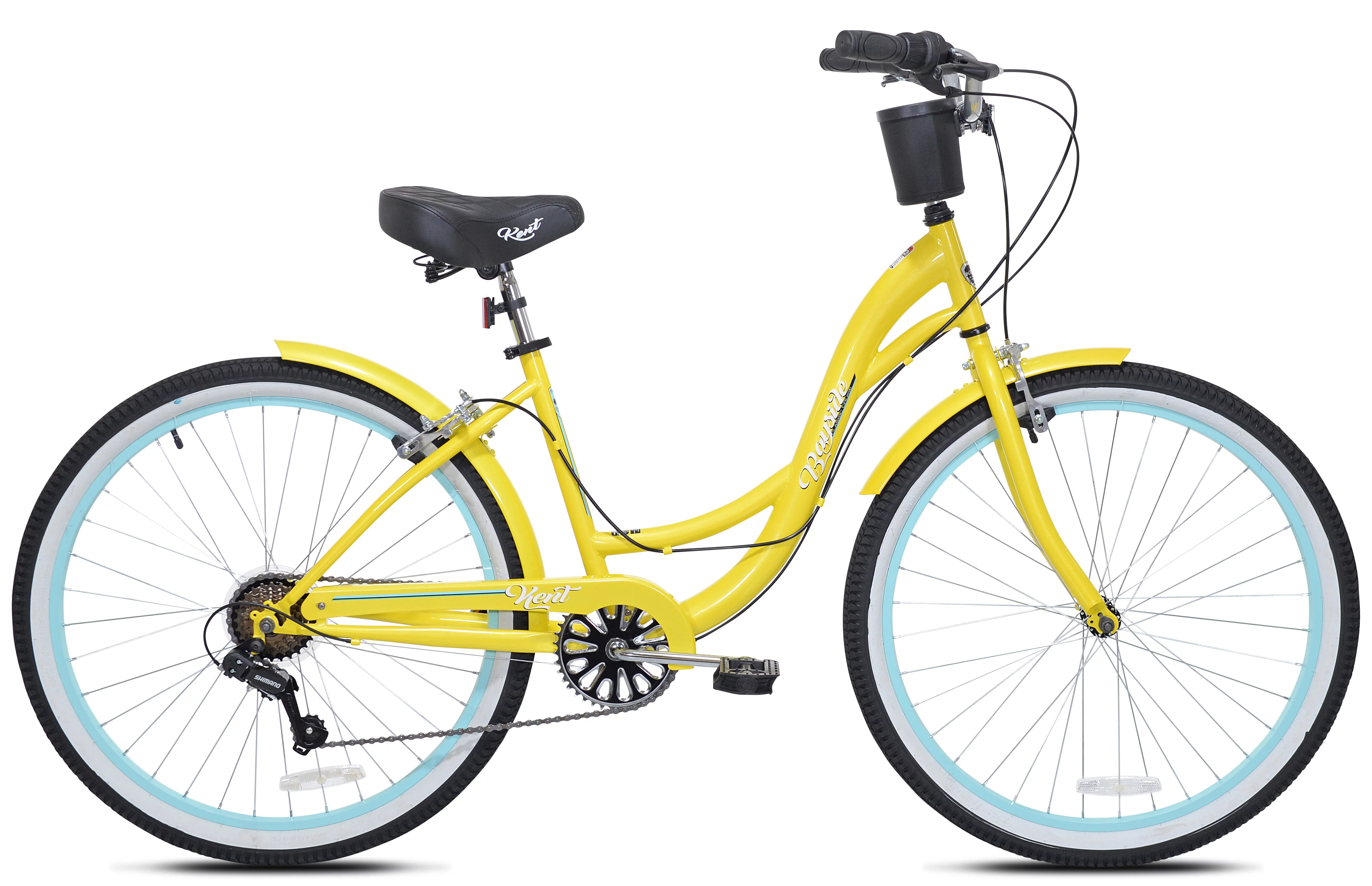 Kent Bicycles 26 in. Bayside Women’s Cruiser Bicycle, Yellow