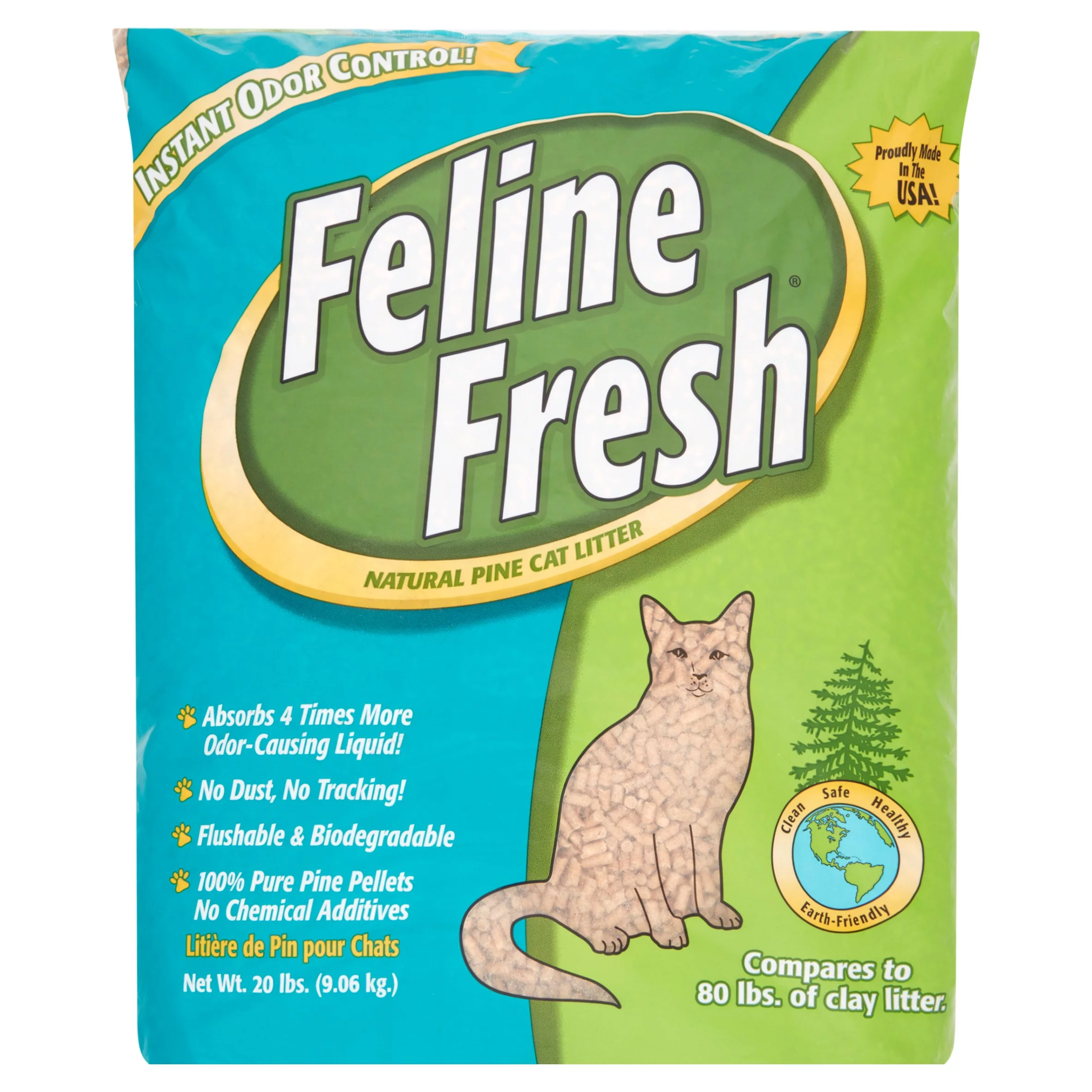 Feline Fresh Natural Pine Cat Litter, 20 lb.