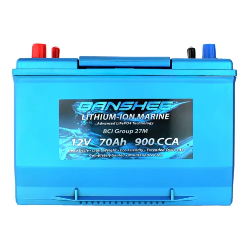 Deep Cycle Lithium RV Battery Group Size 27 Replaces Optima D27M 8027-127 Bluetop 900CCA