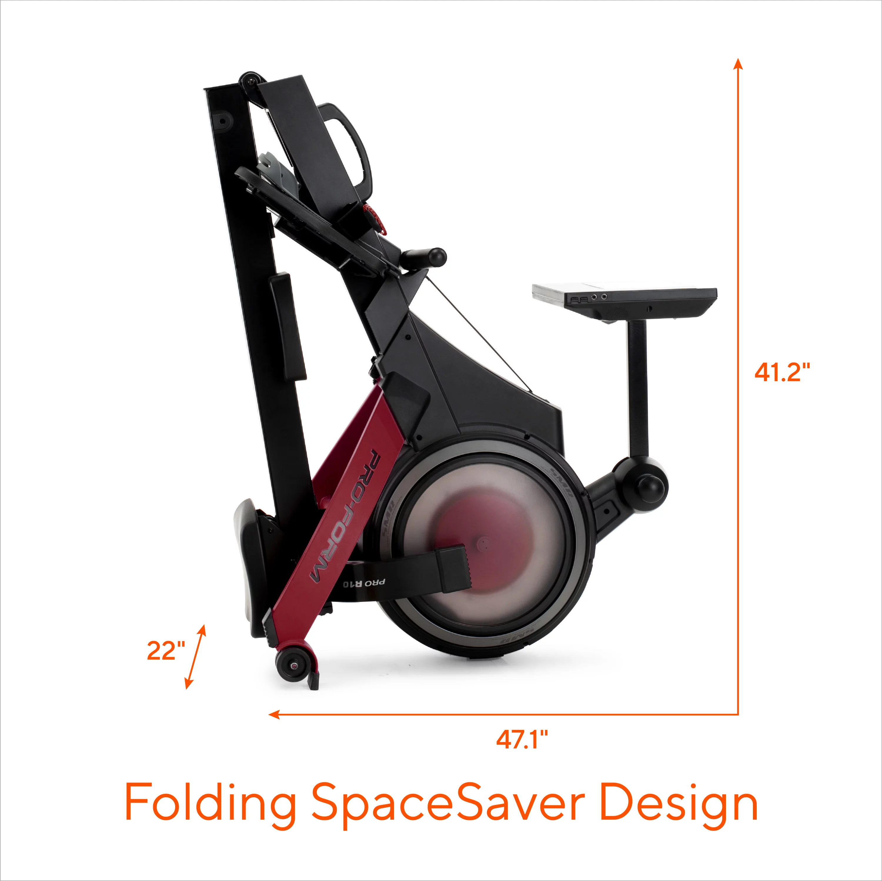 ProForm Pro R10; Rower with 10?? Touchscreen and SpaceSaver Design