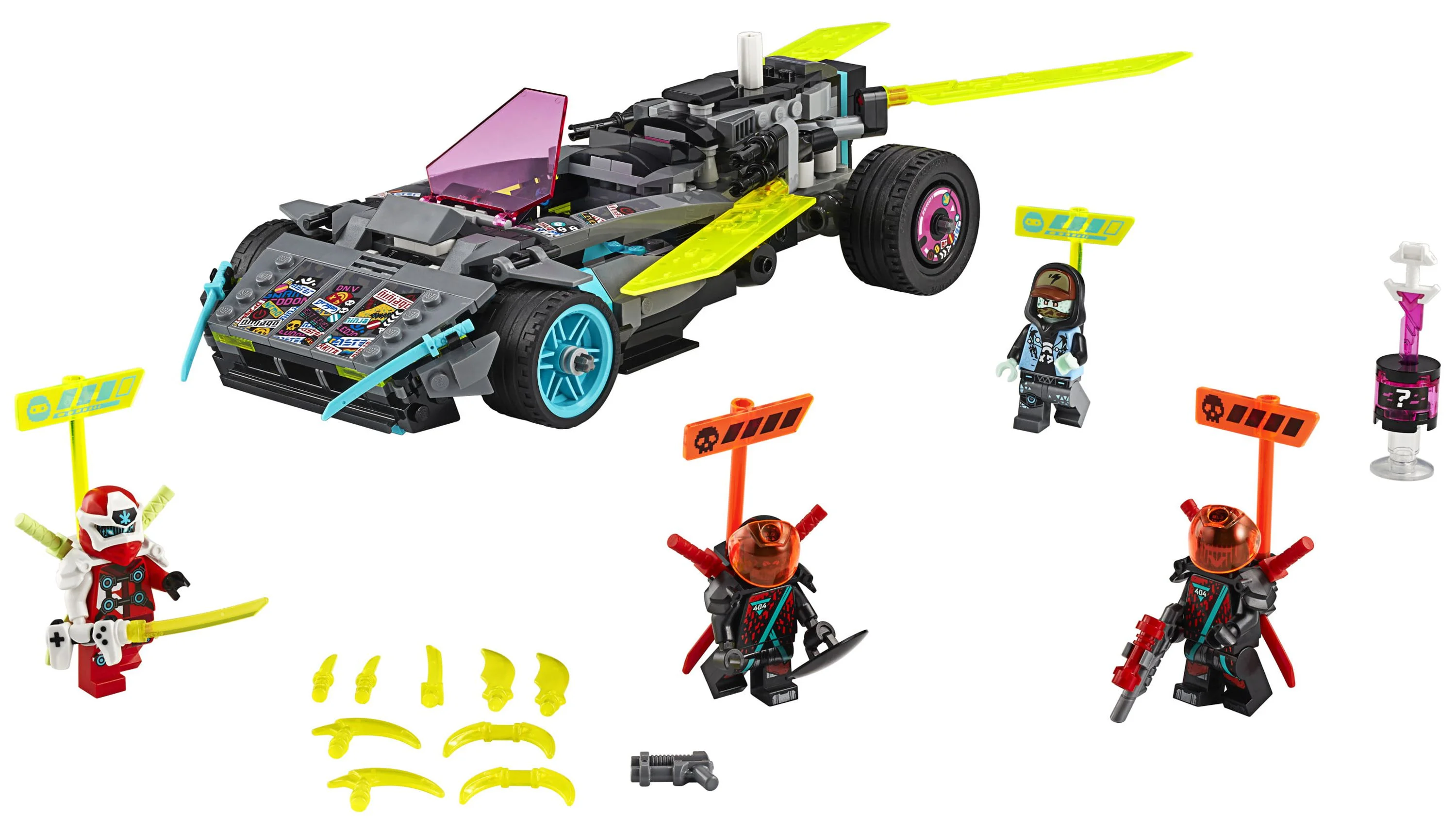 LEGO NINJAGO Ninja Tuner Car 71710 Kids Building Kit (419 Pieces)