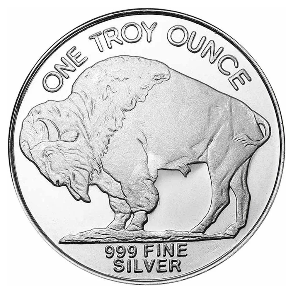 1 oz Silver Round – Buffalo (Lot, Roll, Tube of 20) – Walmart