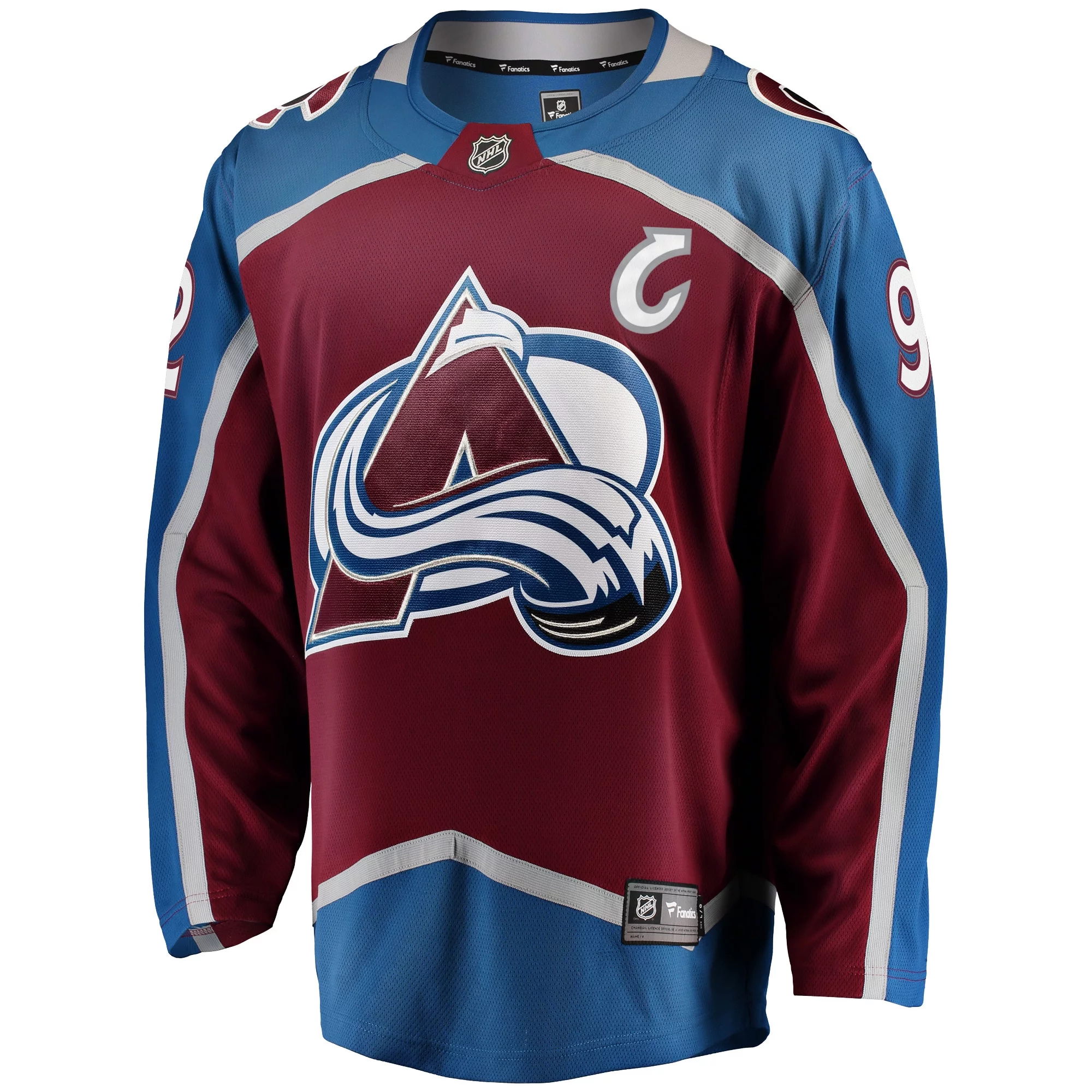 Men’s Fanatics Branded Gabriel Landeskog Burgundy Colorado Avalanche Breakaway Player Jersey