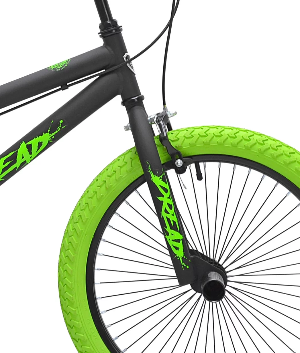 Kent 20 In. Dread BMX Boys Bike, Green and Black