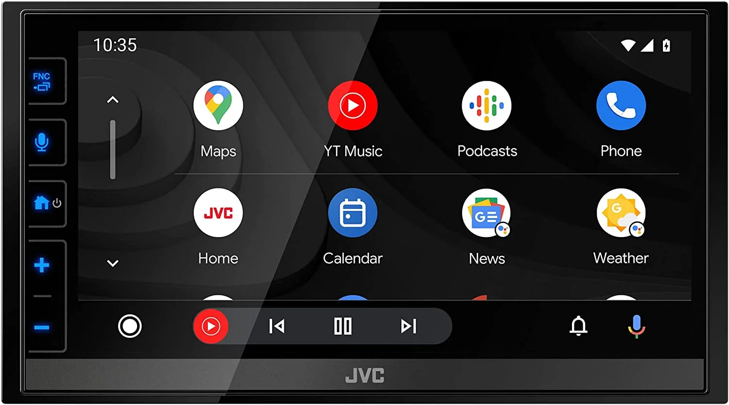 JVC KW-M788BH Digital Media Receiver featuring 6.8-inch Capacitive Touch Control Monitor (6.8″ WVGA)