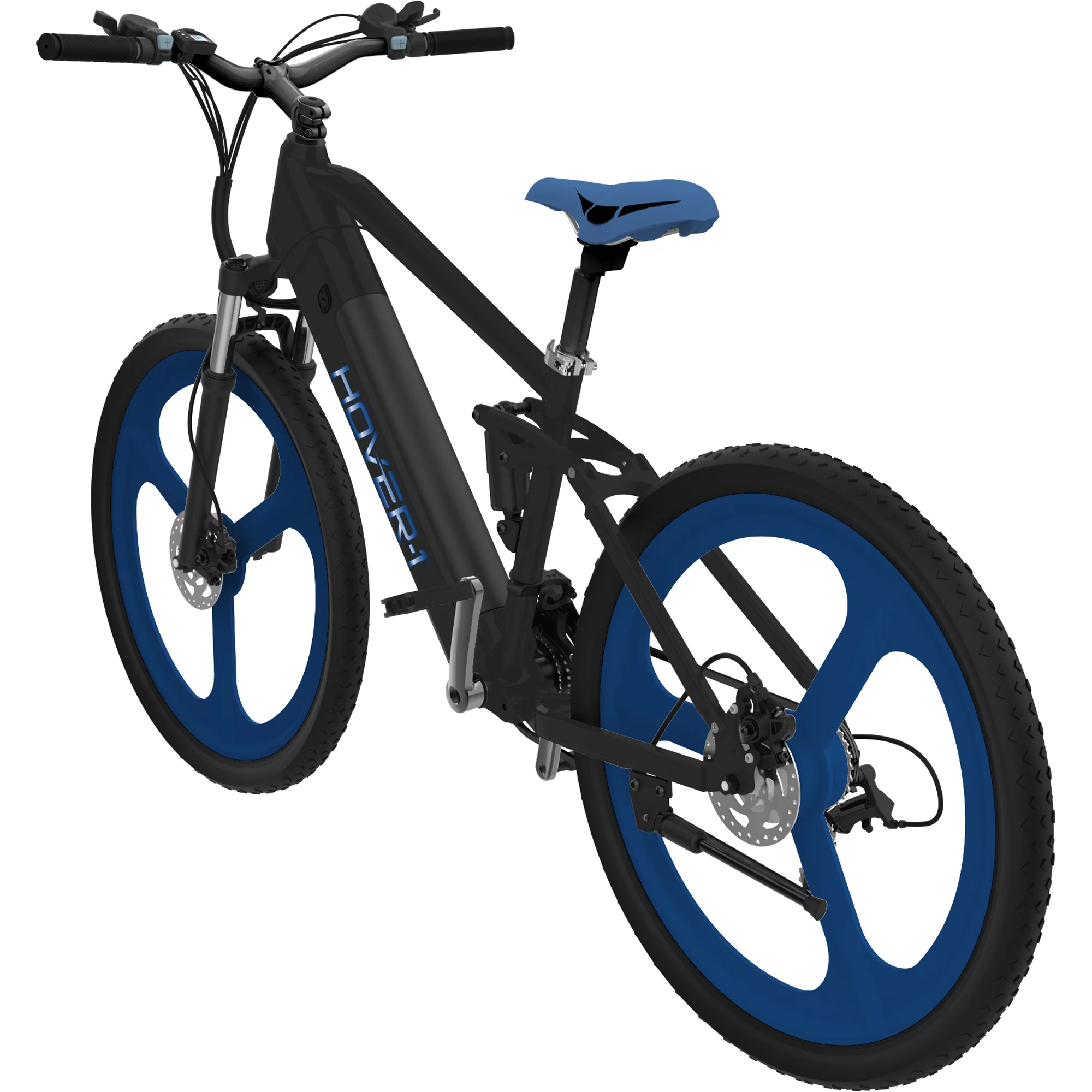 Hover-1 Black Instinct Electric Bicycle with 350W Motor, 15 mph Max Speed, 26?? Tires, and 40 Miles of Range, UL2849 certified