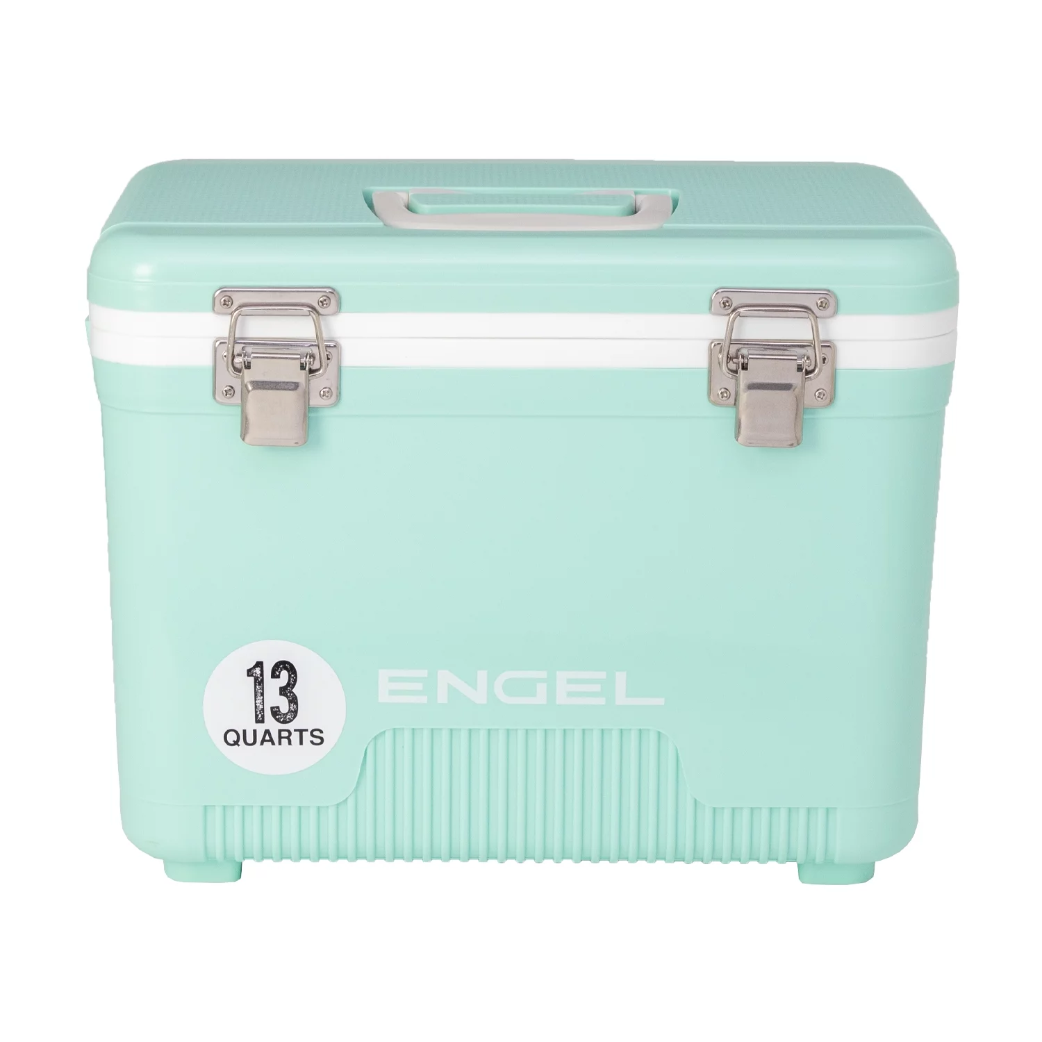 ENGEL 13 Quart 18 Can Leak Proof Odor Resistant Insulated Cooler Drybox, Seafoam