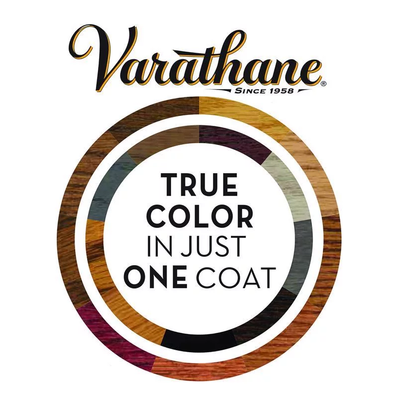 Dark Walnut, Varathane Premium Fast Dry Wood Stain-262006, Quart