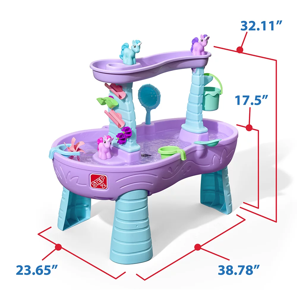 Step2 Rain Showers & Unicorn Water Table for Toddlers