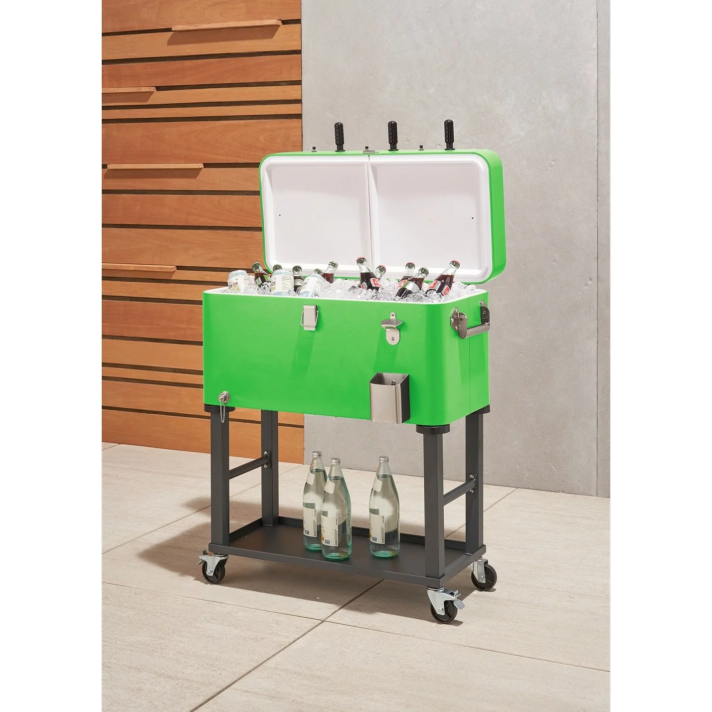 TRINITY 80 QT Foosball Cooler w/ Detachable – Green