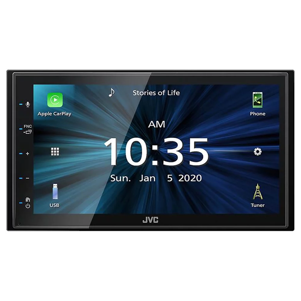 New JVC KW-M56BT 6.8 Inch Digital Multimedia Receiver with License Plate Camera