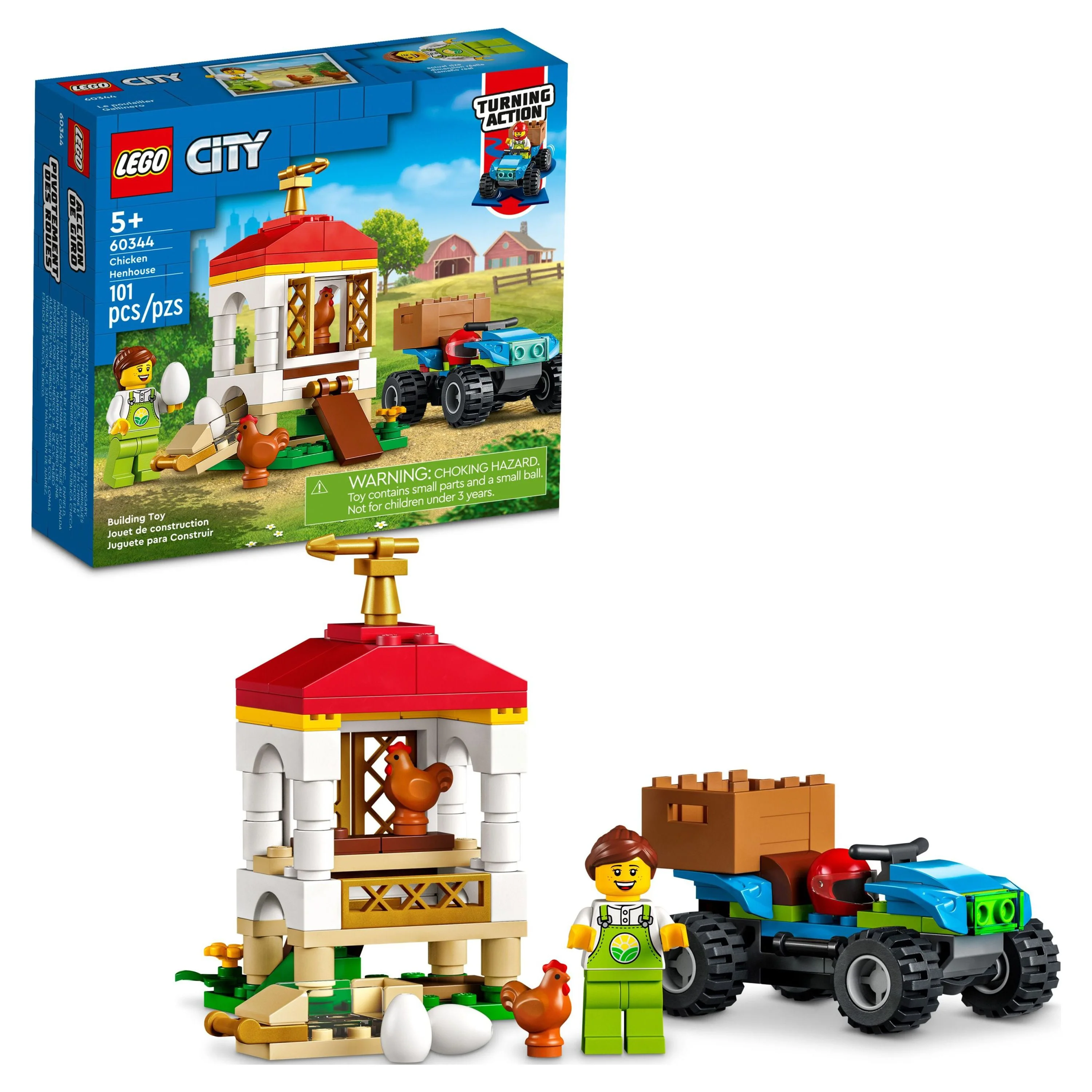 LEGO City Chicken Henhouse 60344 Building Set